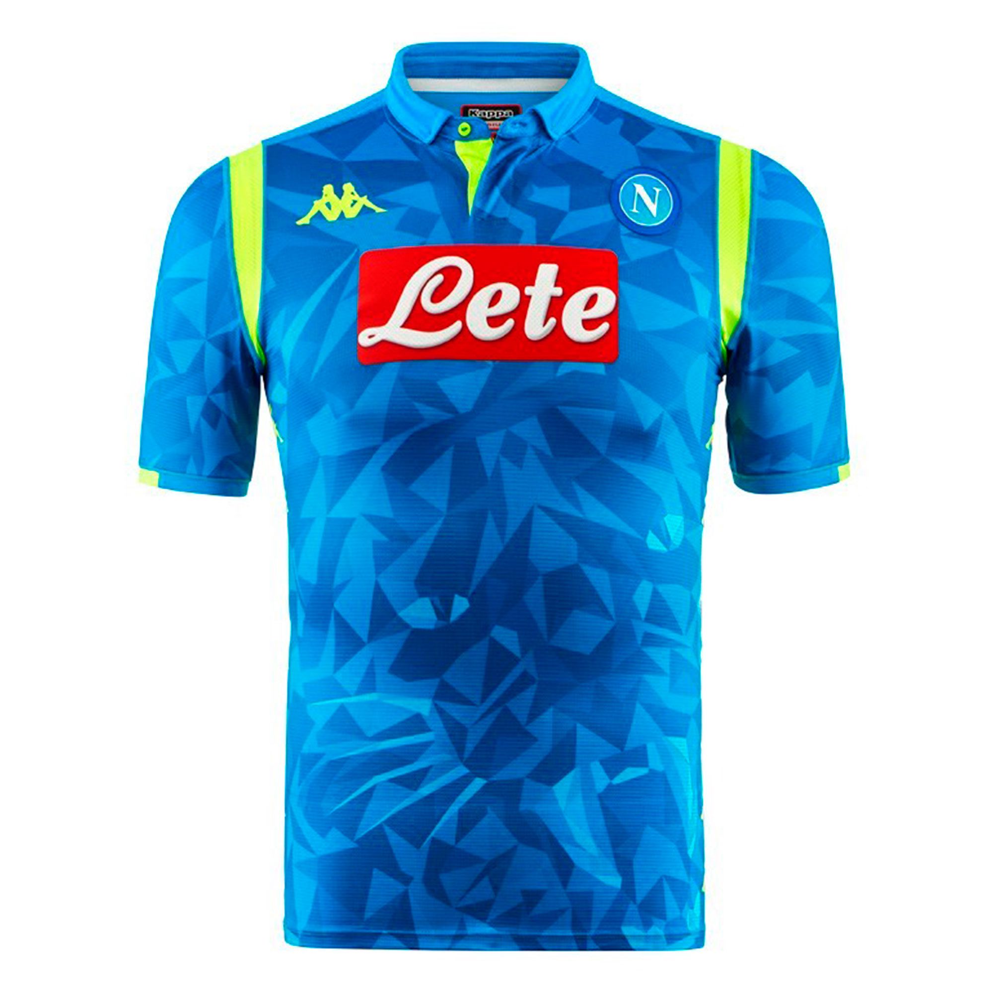 Camiseta 1ª SSC Napoli 2018/2019 UEL Azul - Fútbol Factory
