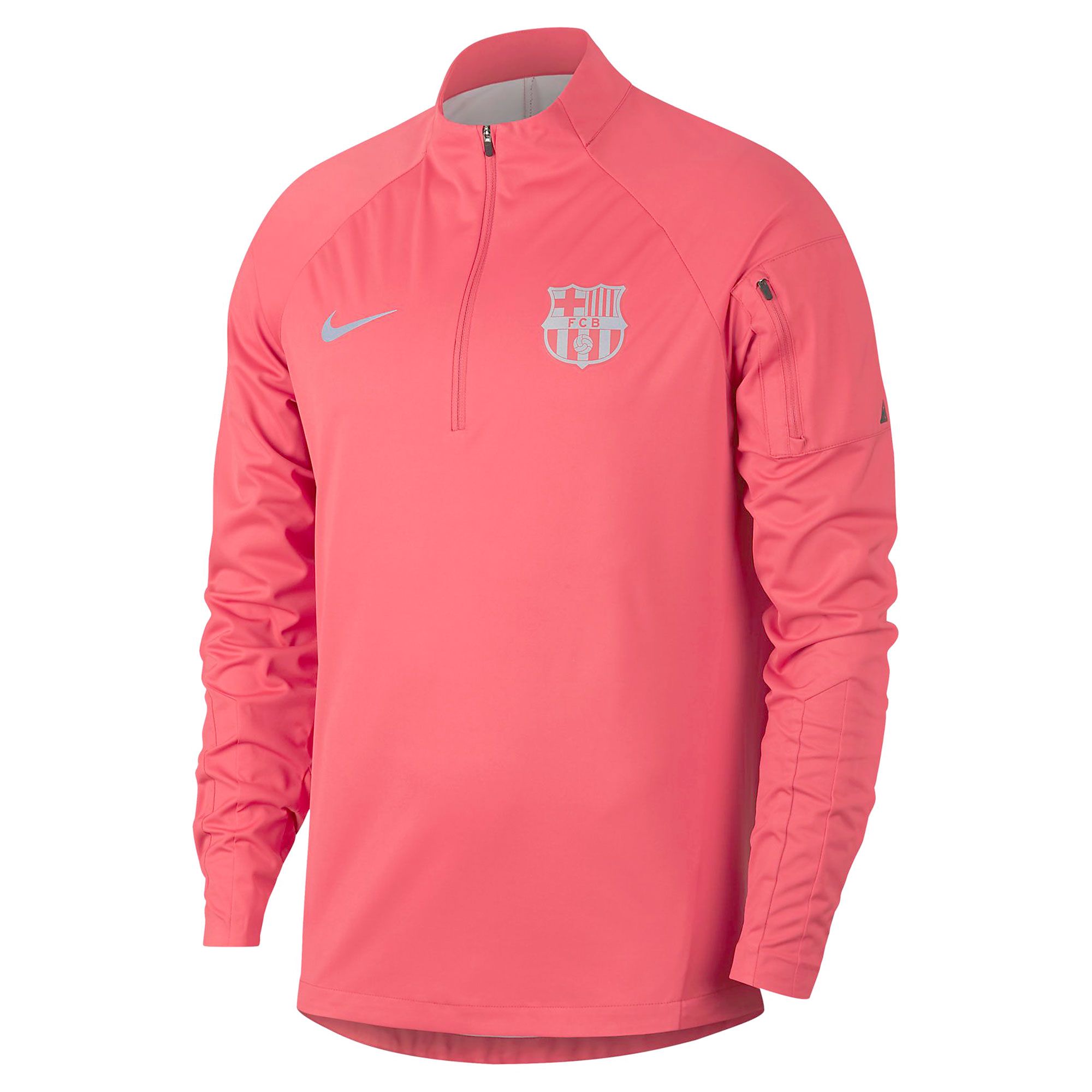 Sudadera de Training FC Barcelona Shield Squad 2018/2019 Rosa - Fútbol Factory