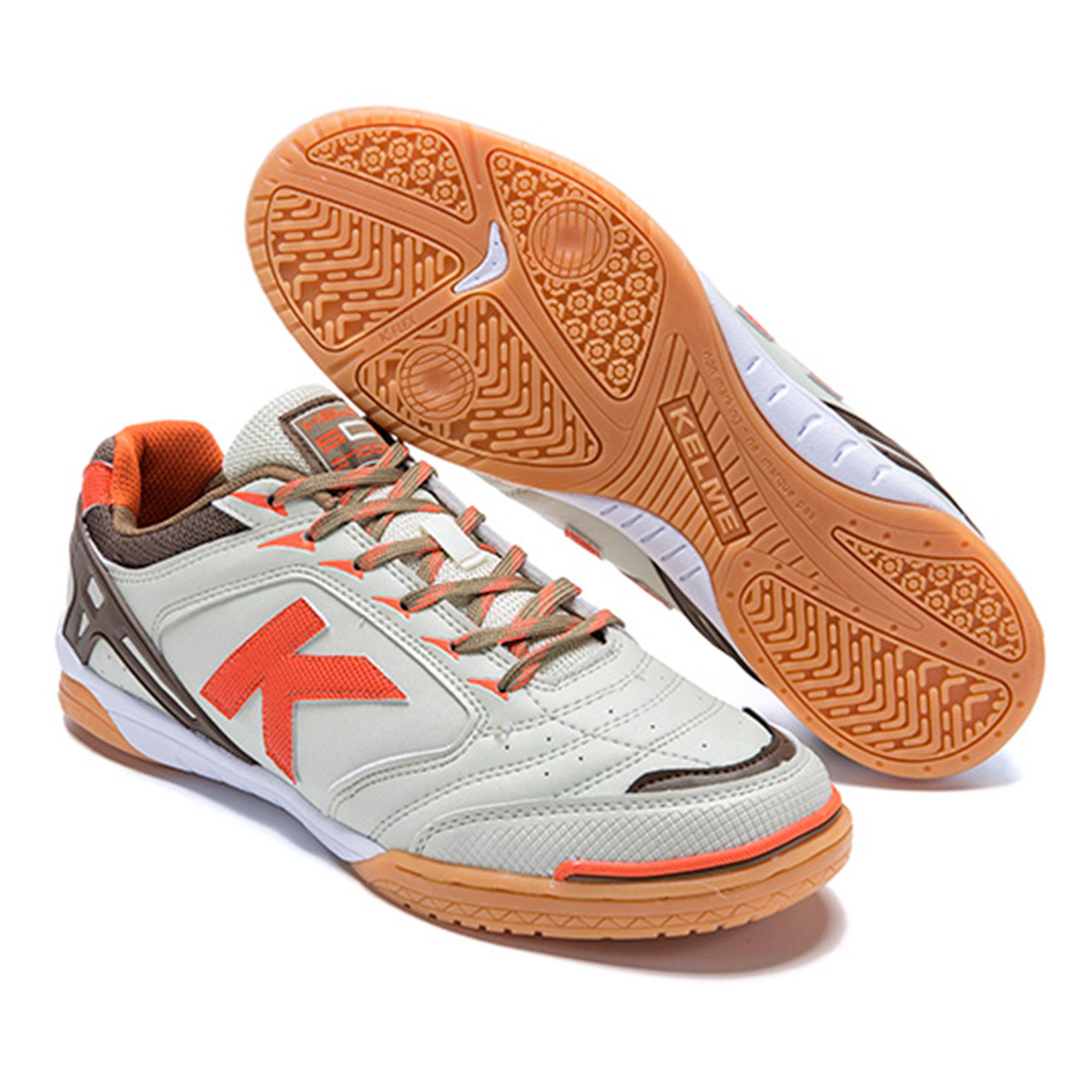 Zapatilla de Fútbol Sala Precision Forte IN Beige - Fútbol Factory