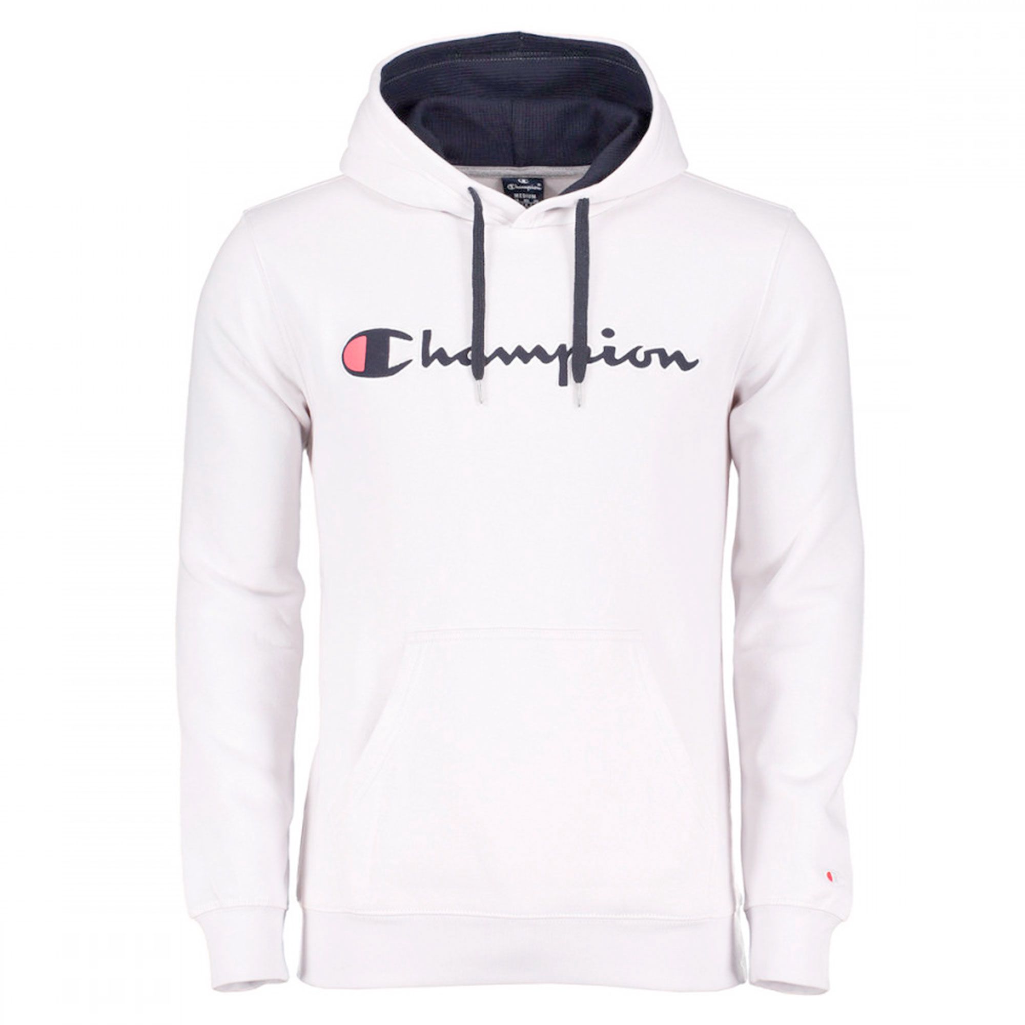Sudadera Capucha Champion Logo Blanco - Fútbol Factory
