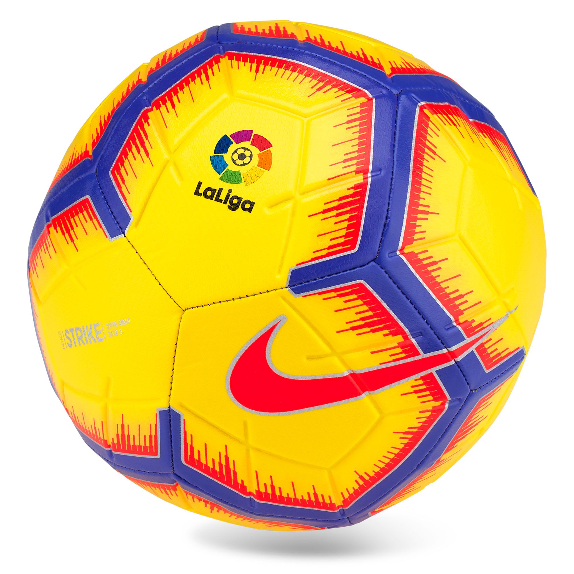 Balón de Fútbol 7 Strike Liga Santander Hi-Vis 2018/2019 Amarillo - Fútbol Factory