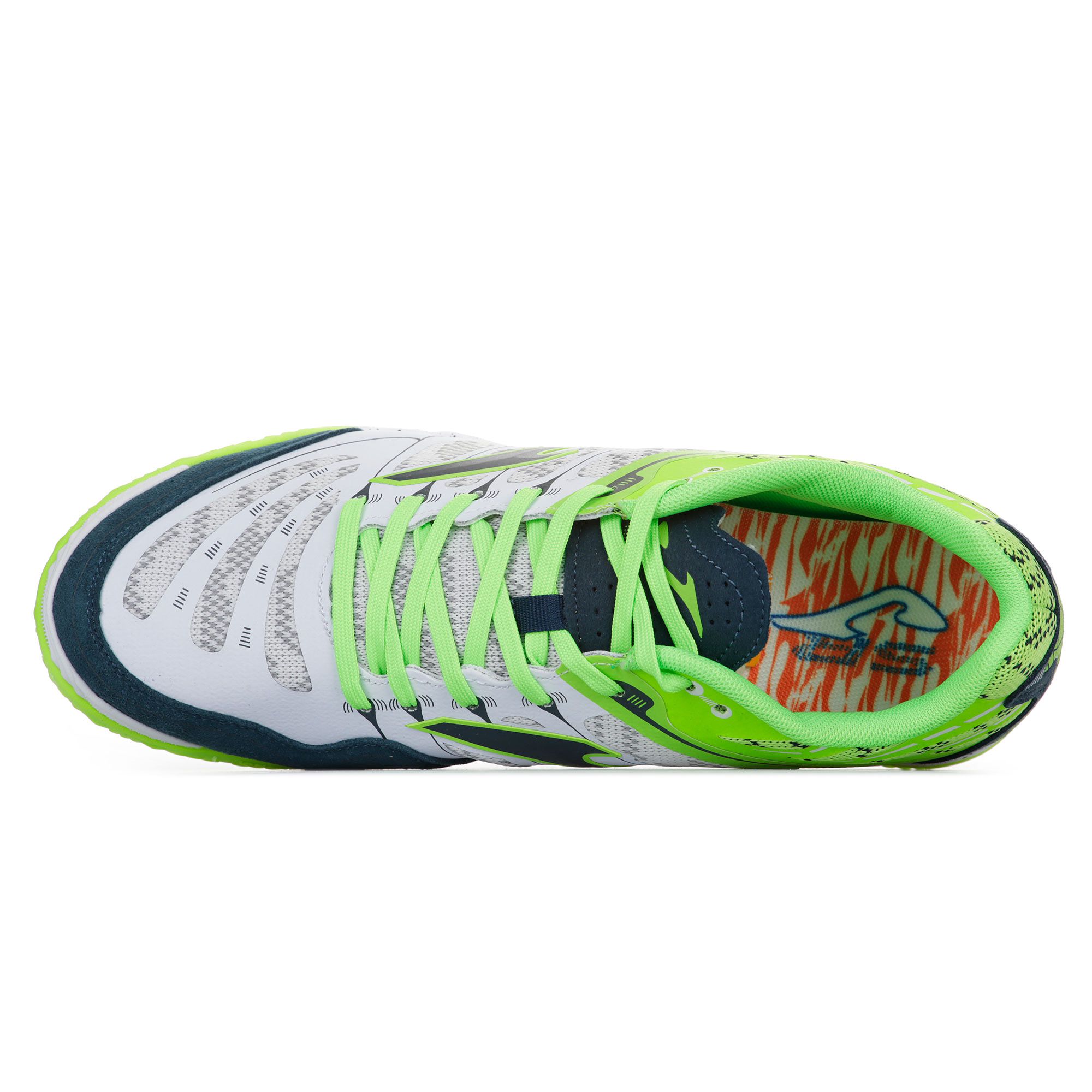 Zapatillas de Fútbol Sala Super Regate IC Blanco Verde - Fútbol Factory