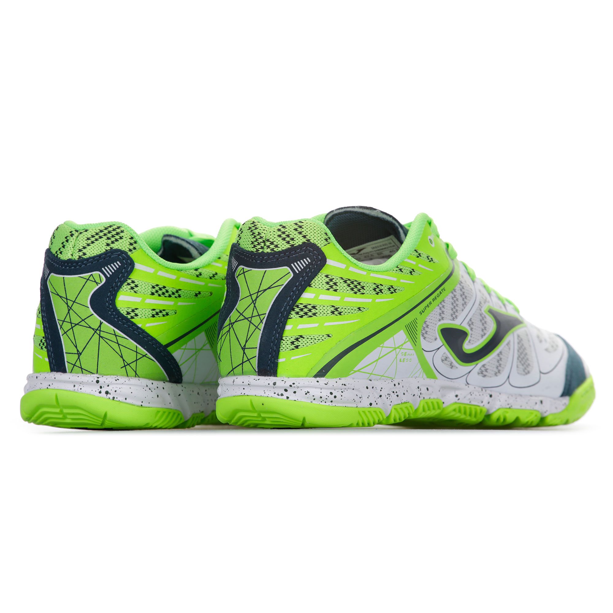Zapatillas de Fútbol Sala Super Regate IC Blanco Verde - Fútbol Factory