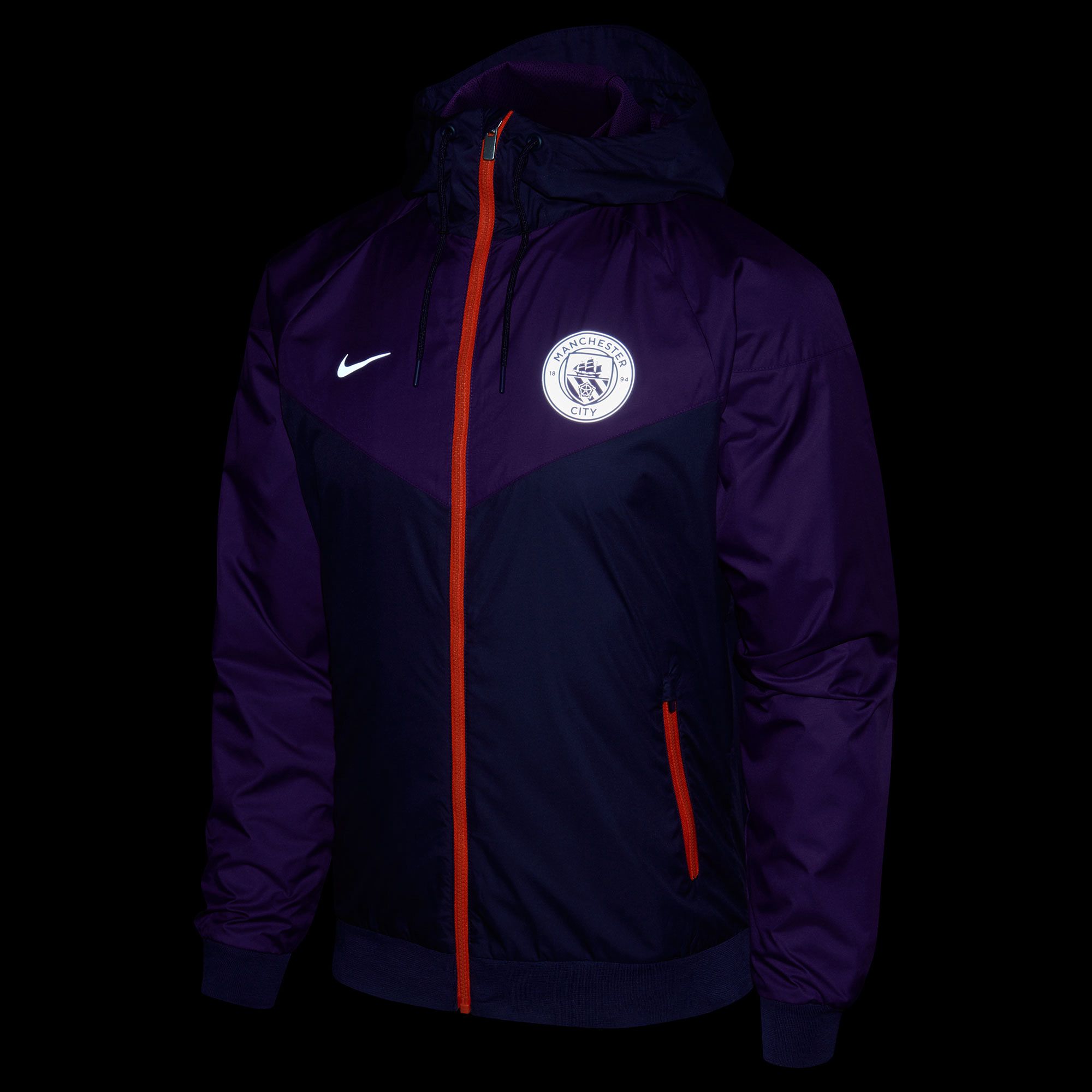 Cortavientos Manchester City 2018/2019 Morado - Fútbol Factory