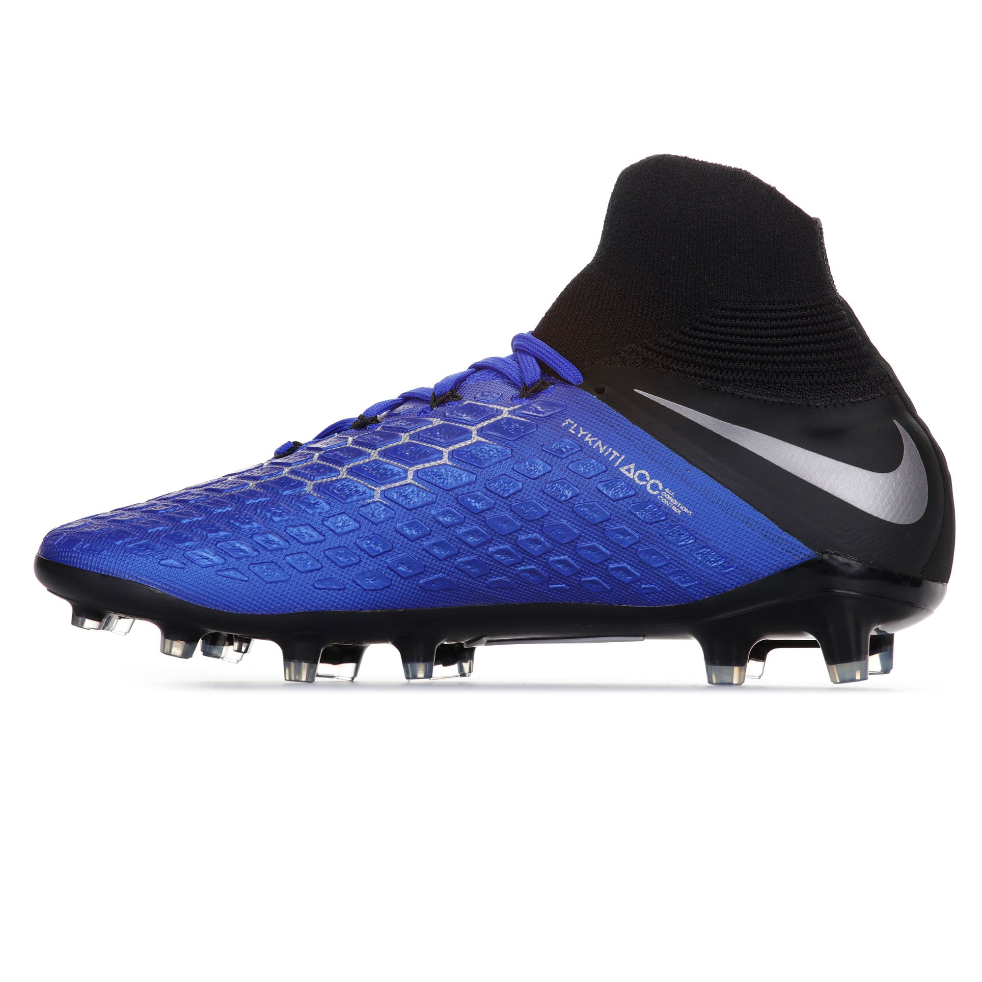 Botas de Fútbol Hypervenom Phantom III Elite DFC FG Junior Azul Negro Botas de Fútbol Hypervenom Phantom III Elite DFC FG Junior Azul Negro - Fútbol Factory