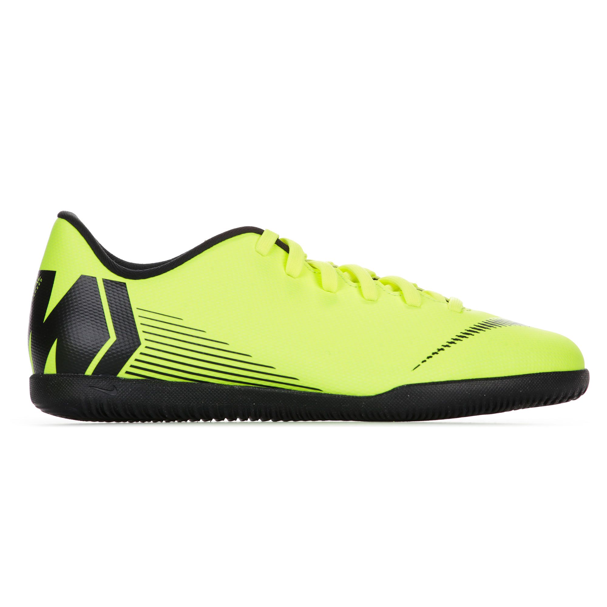 Zapatillas de Fútbol Sala Mercurial VaporX XII Club IC Junior Amarillo Fluor - Fútbol Factory