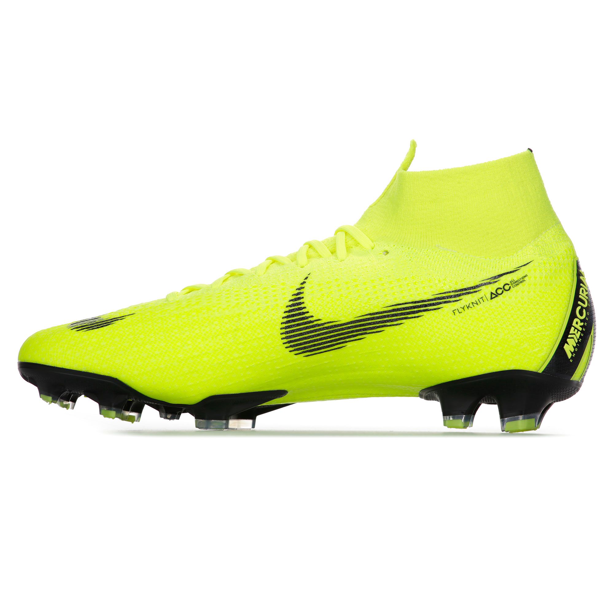 Botas de Fútbol Mercurial Superfly 360 Elite FG Amarillo Fluor - Fútbol Factory