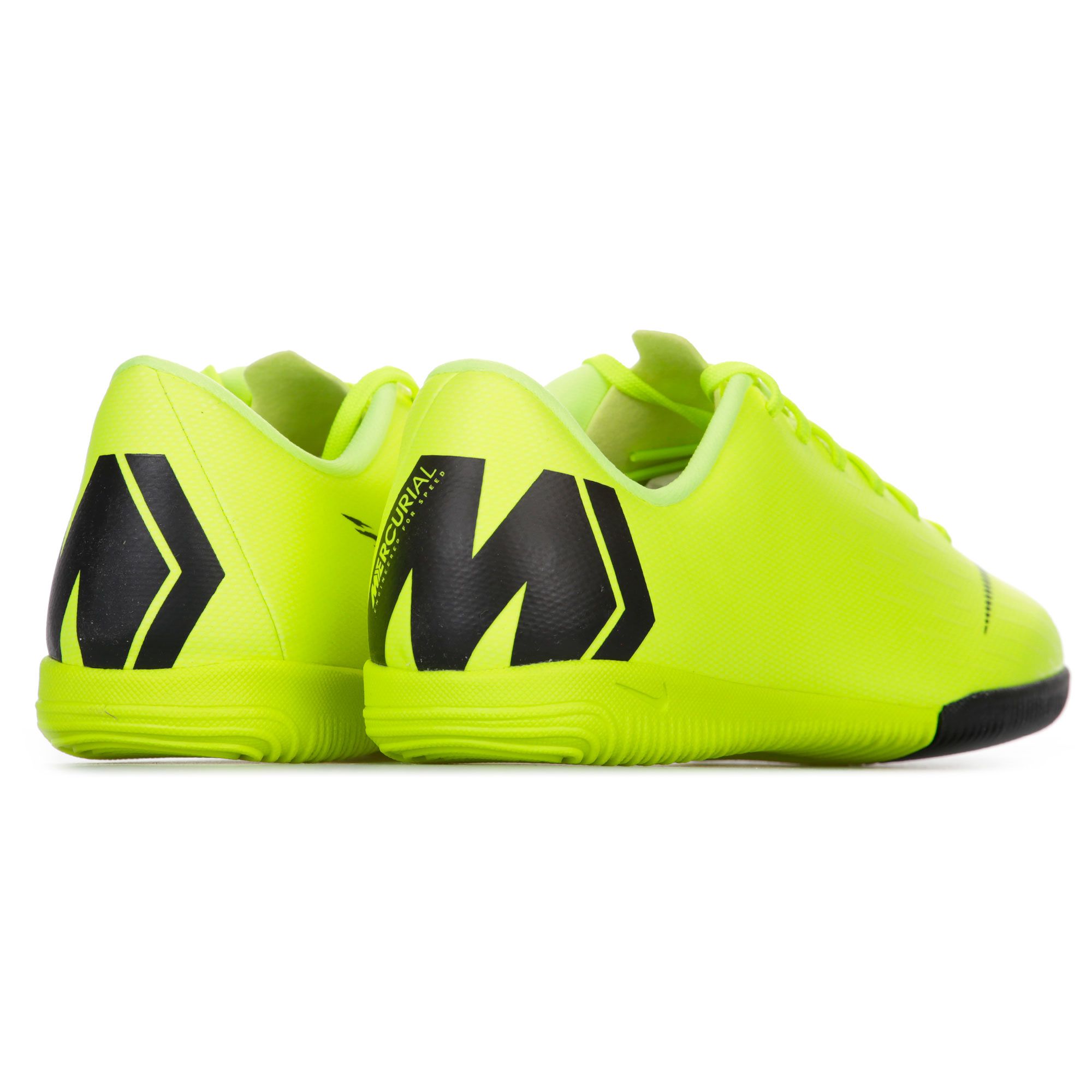 Zapatillas de Fútbol Sala Mercurial VaporX XII Academy Junior IC Amarillo Fluor - Fútbol Factory