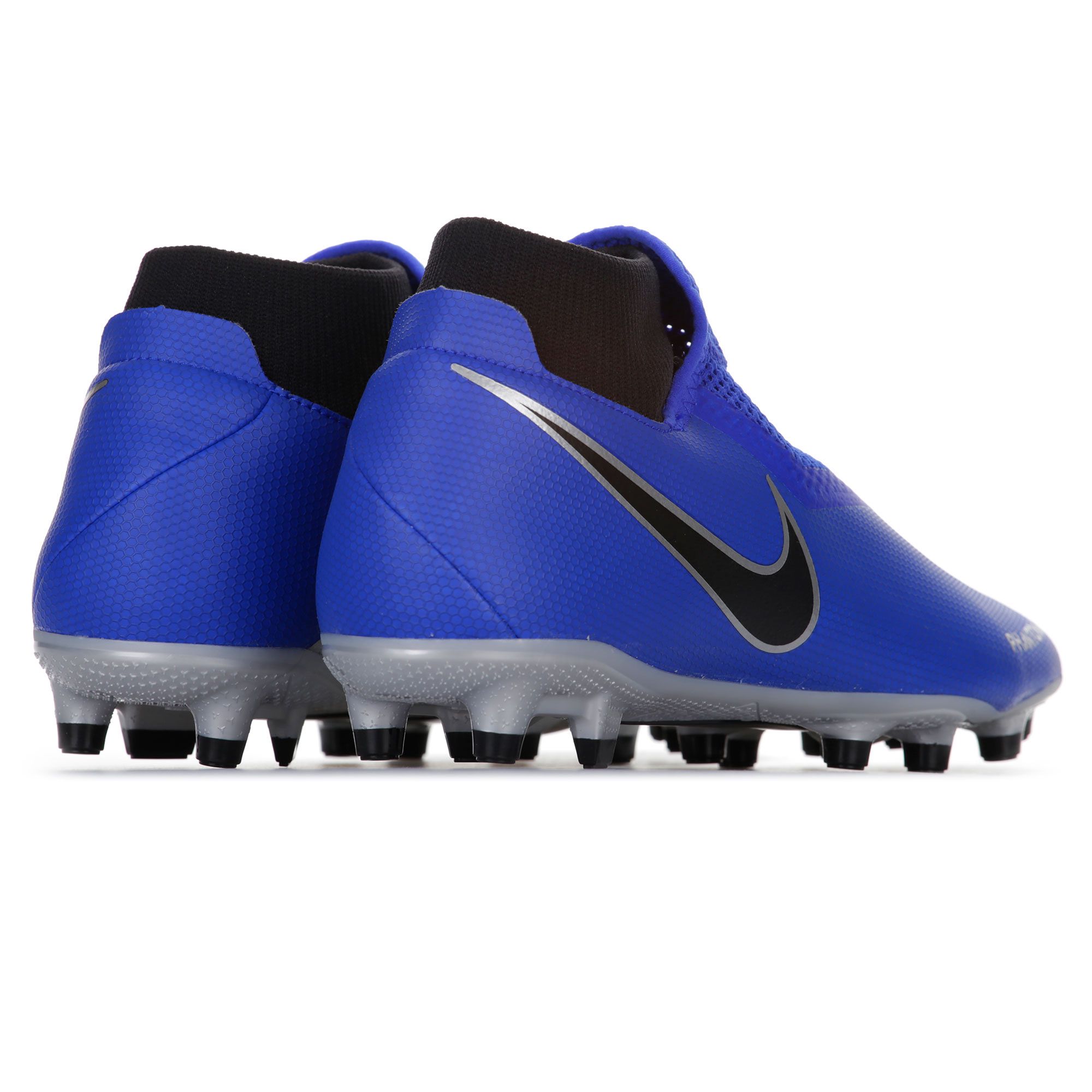 Botas de Fútbol Phantom Vision Academy DF FG/MG Azul Plata - Fútbol Factory