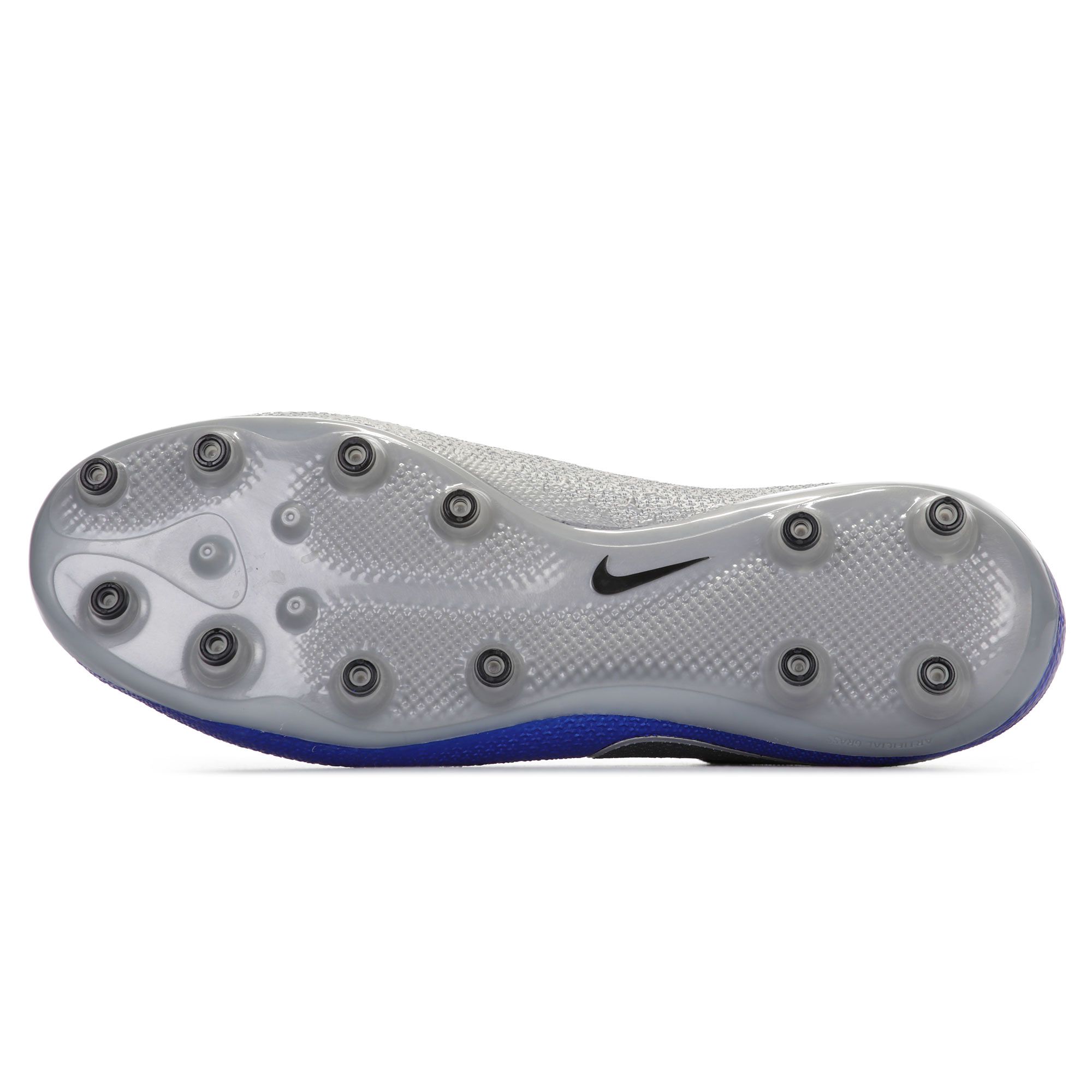 Botas de Fútbol Phantom Vision Elite DF AG-Pro Azul Plata - Fútbol Factory