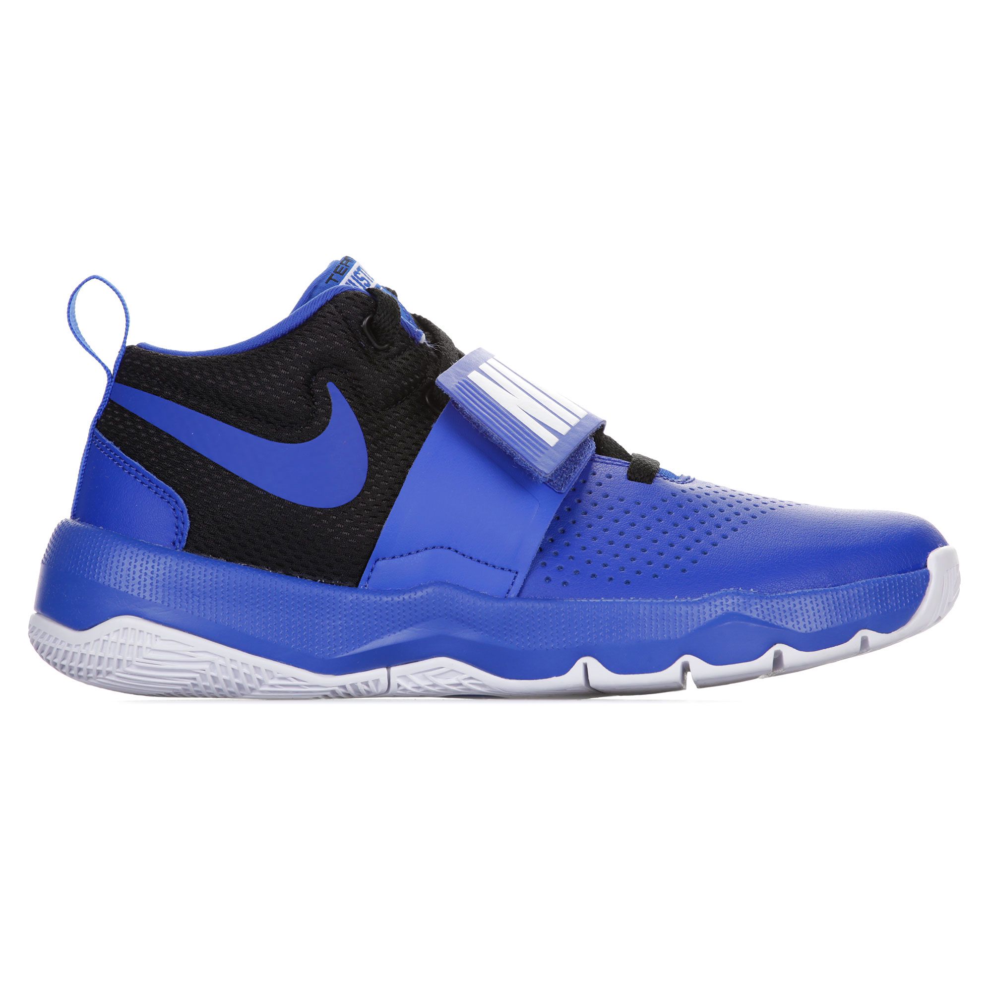 Zapatillas de Baloncesto Team Hustle D8 Junior Azul Negro - Fútbol Factory