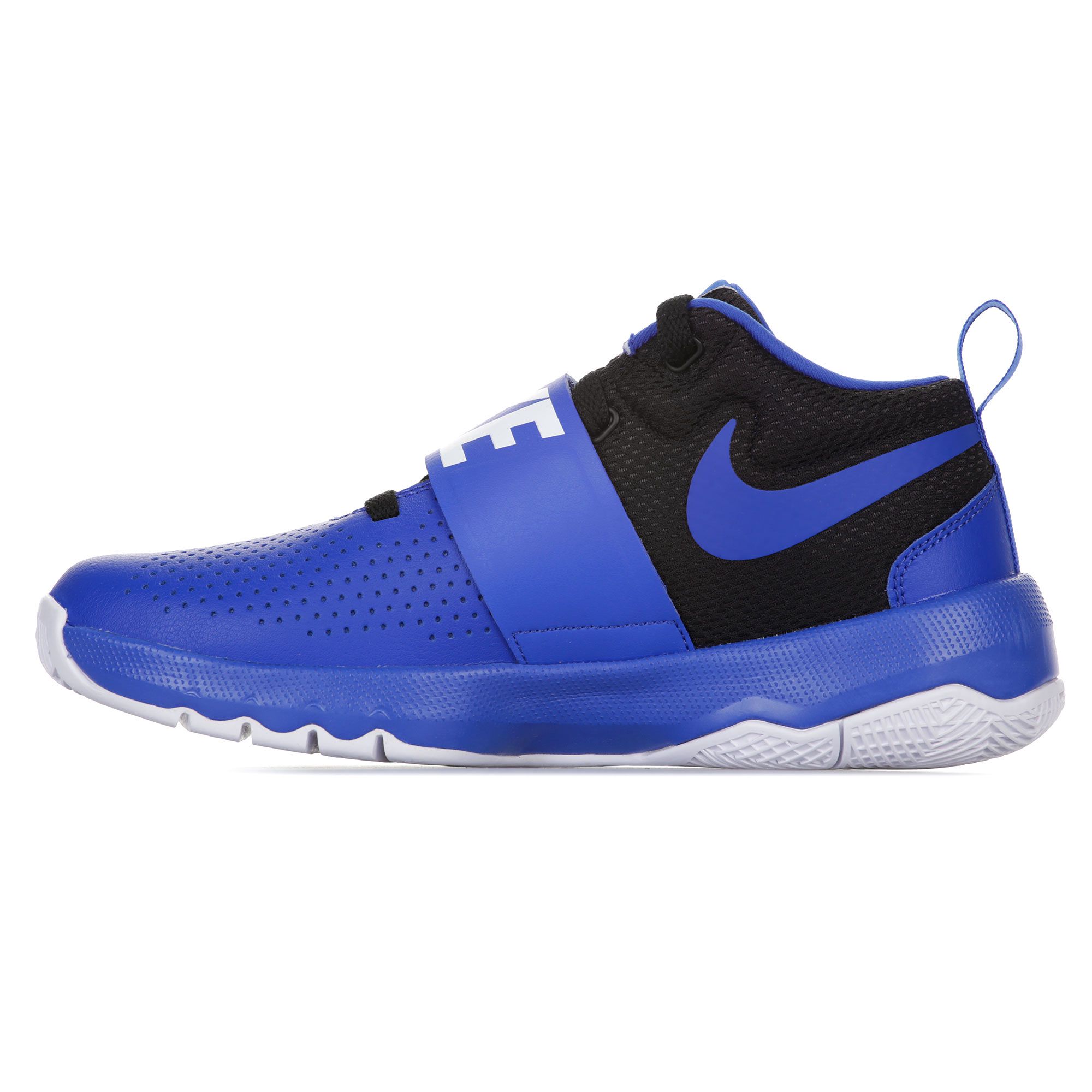 Zapatillas de Baloncesto Team Hustle D8 Junior Azul Negro - Fútbol Factory
