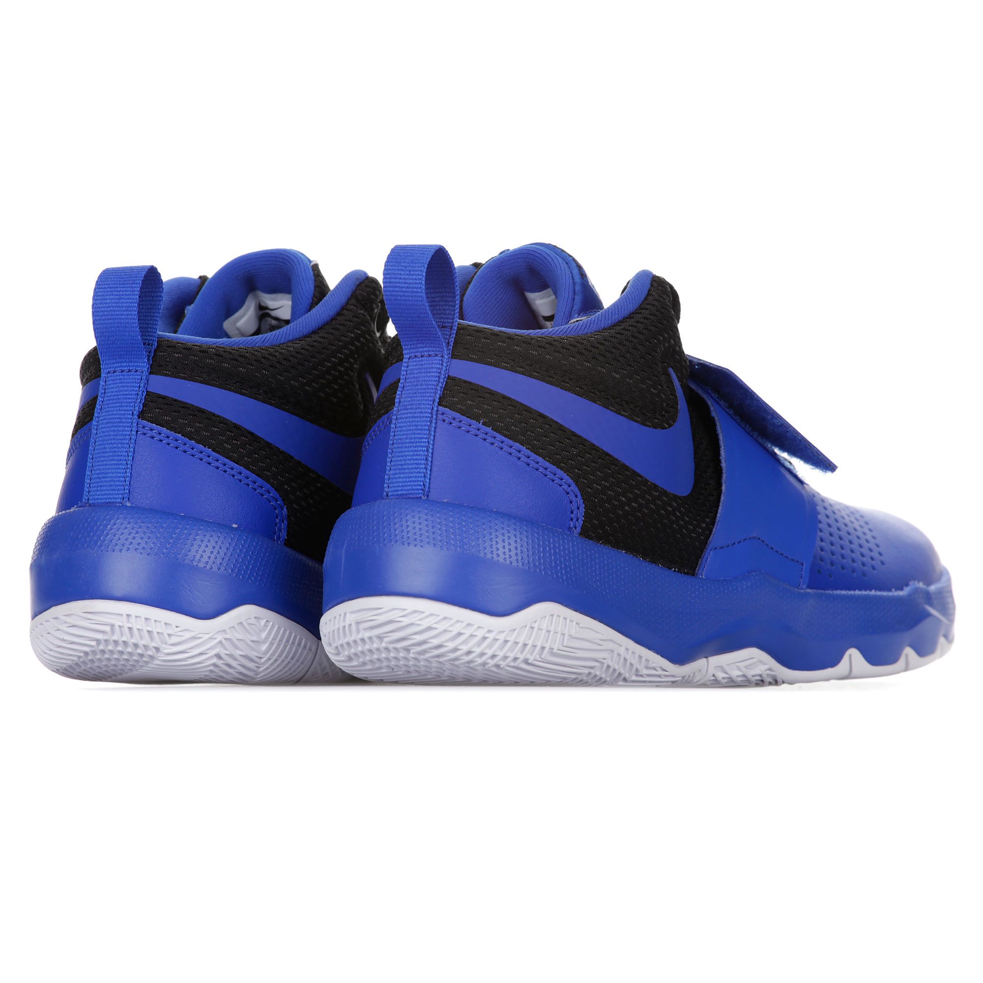 Zapatillas de Baloncesto Team Hustle D8 Junior Azul Negro - Fútbol Factory