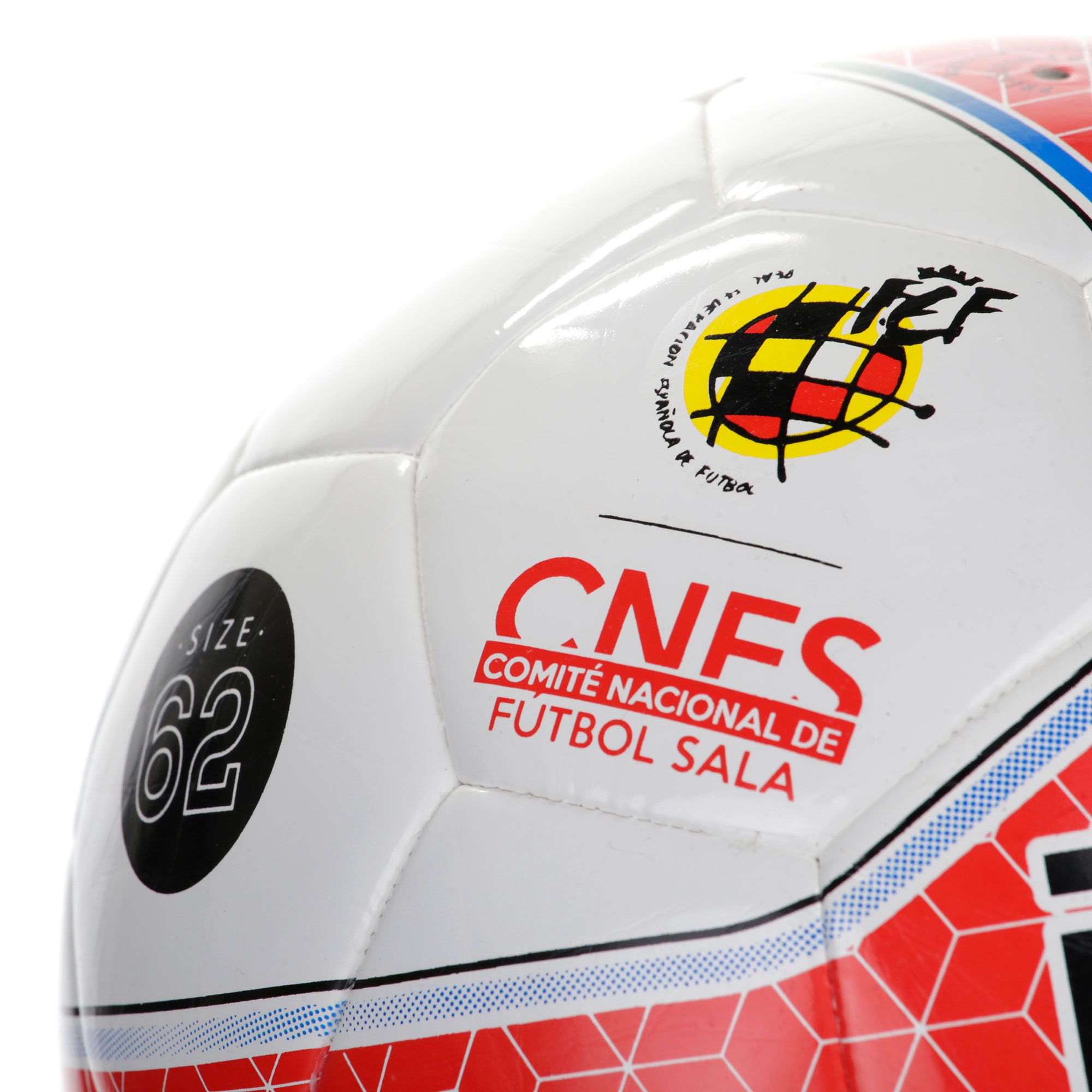 Balón de Fútbol Sala Hera 62 RFEF Blanco - Fútbol Factory