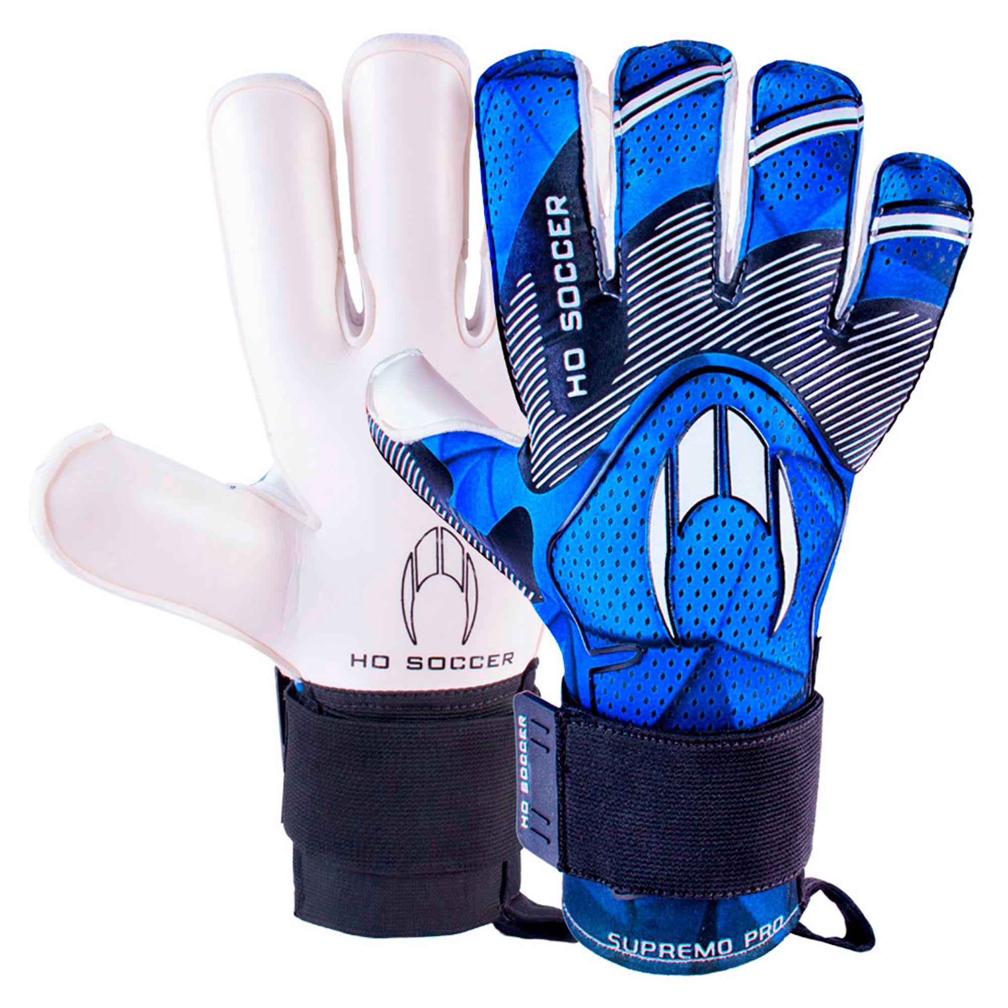 Guantes iKARUS Roll Gecko Yellow Azul Negro - Fútbol Factory