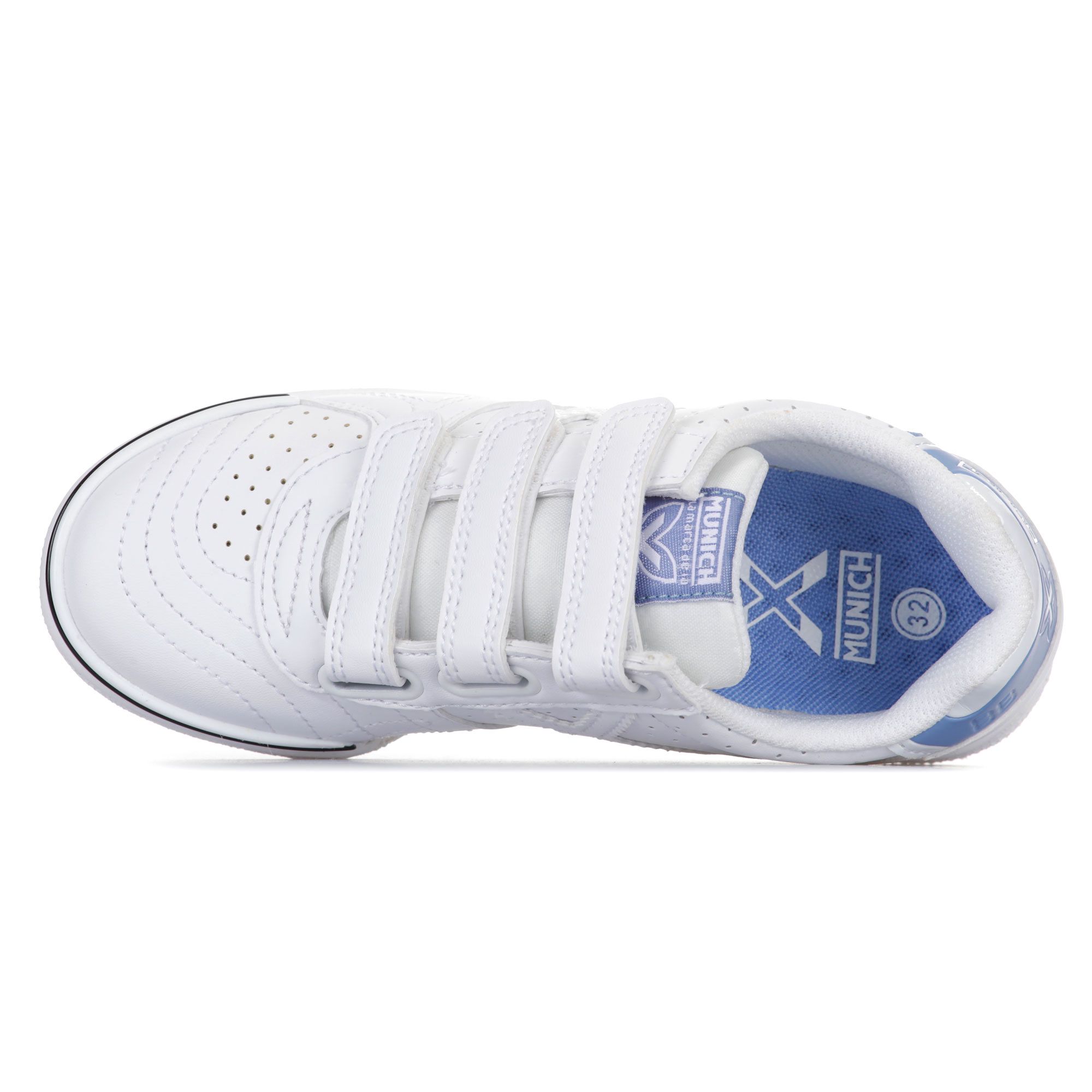 Zapatillas de Fútbol Sala G-3 IN Velcro Junior Blanco - Fútbol Factory