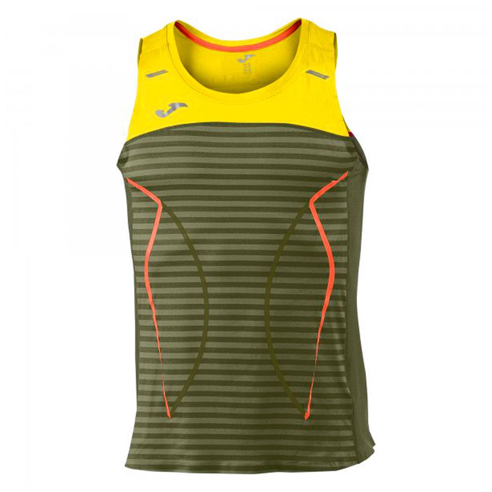 Camiseta de tirantes de Running Metropoli Amarilla - Fútbol Factory