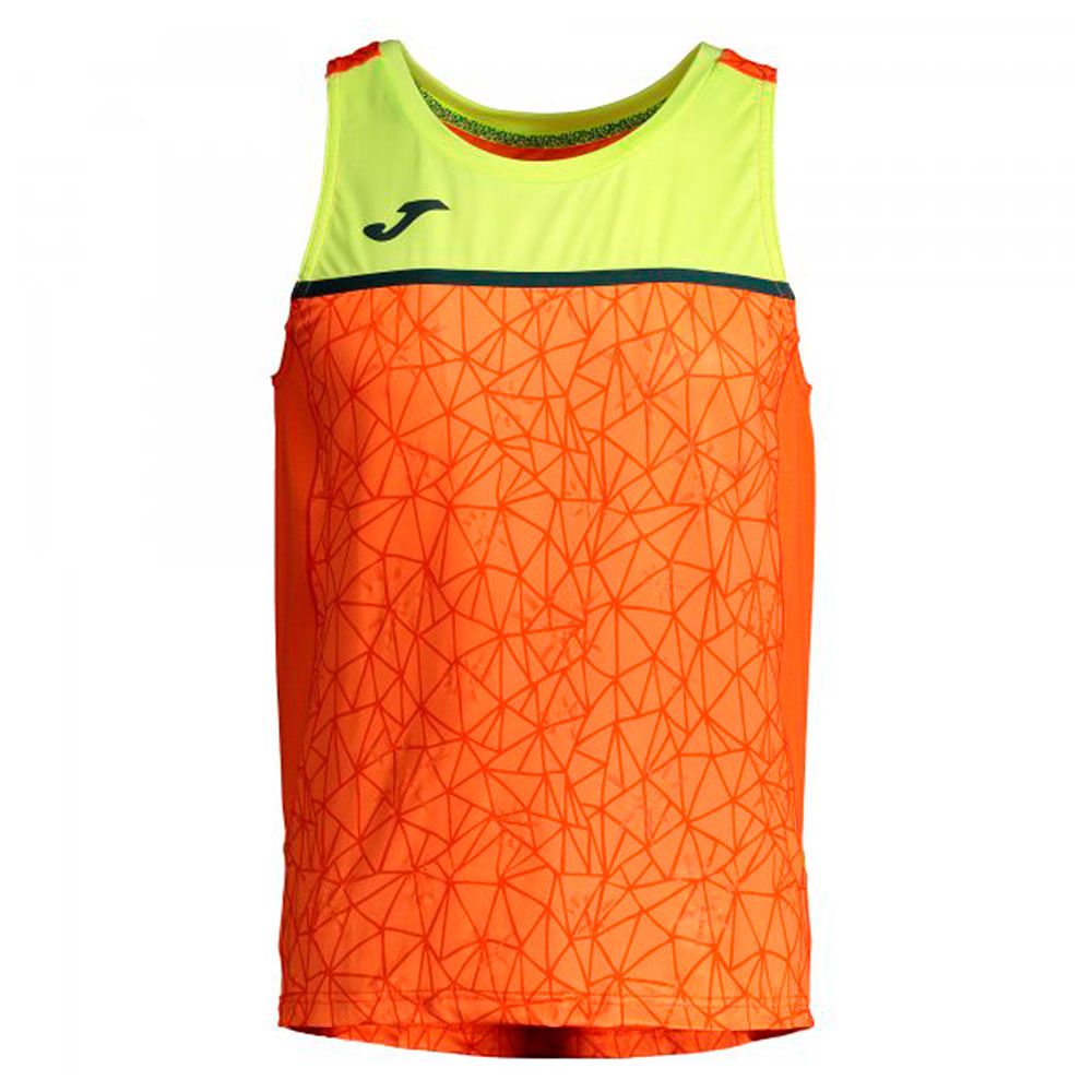 Camiseta de Running Olimpia Flash de Tirantes Junior Naranja Amarillo - Fútbol Factory