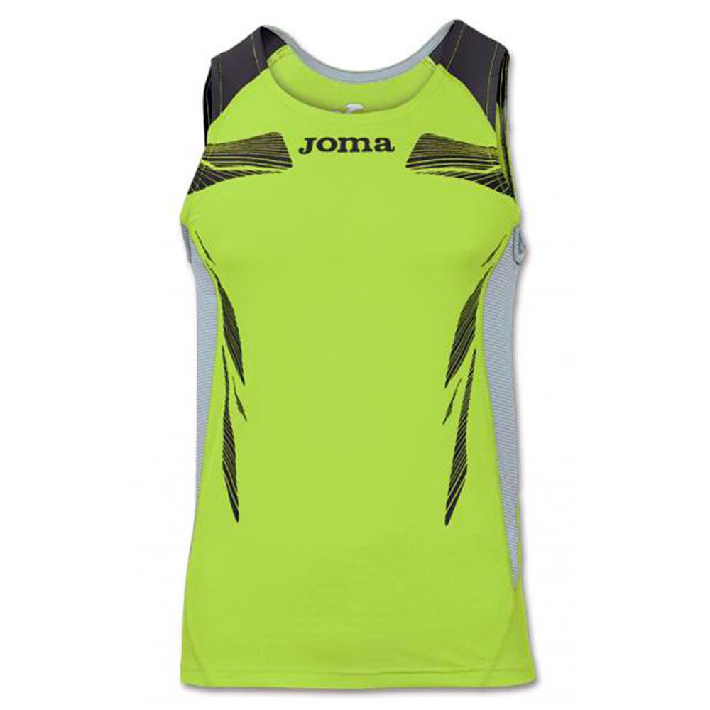 Camiseta Tirantes de Running Elite III Junior Verde Lima - Fútbol Factory