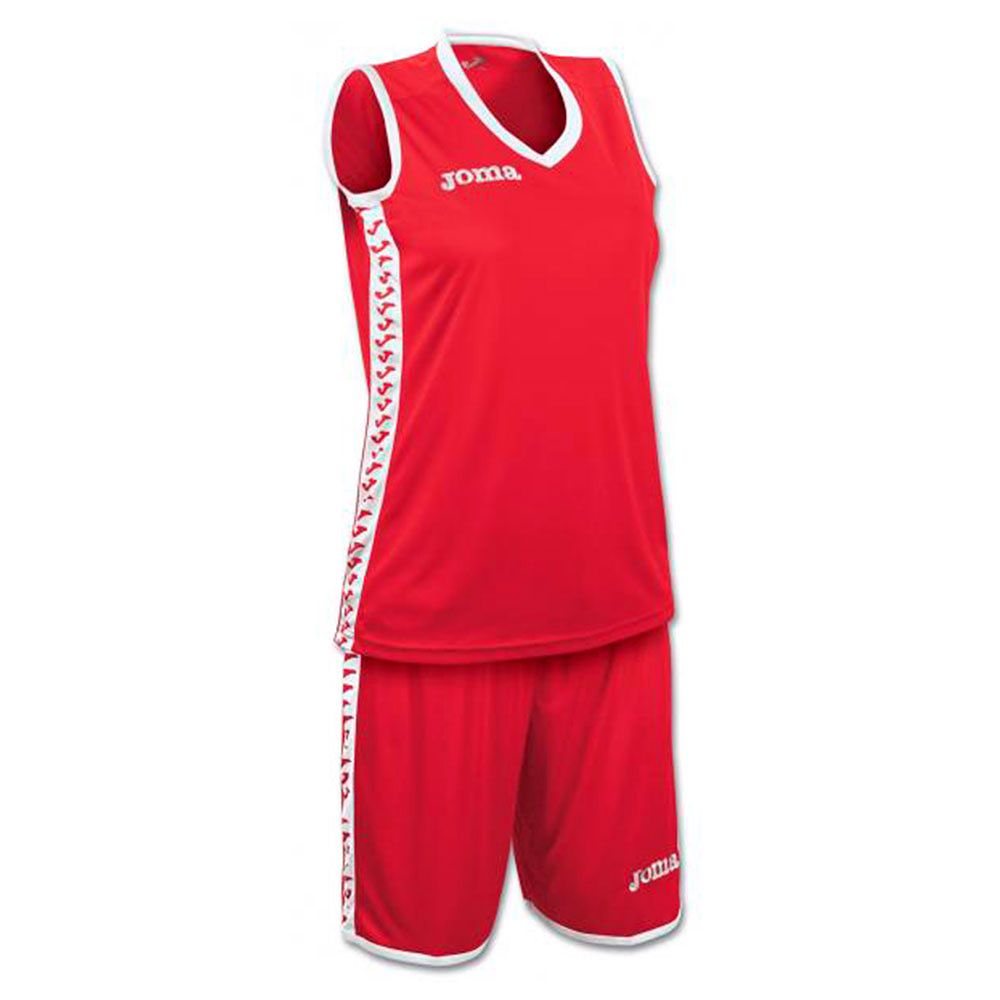 Conjunto de Training Basket Pivot Mujer Rojo - Fútbol Factory