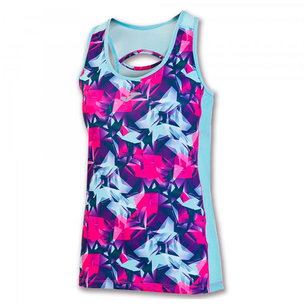 Camiseta de Tirantes de Training Tropical Mujer Celeste - Fútbol Factory