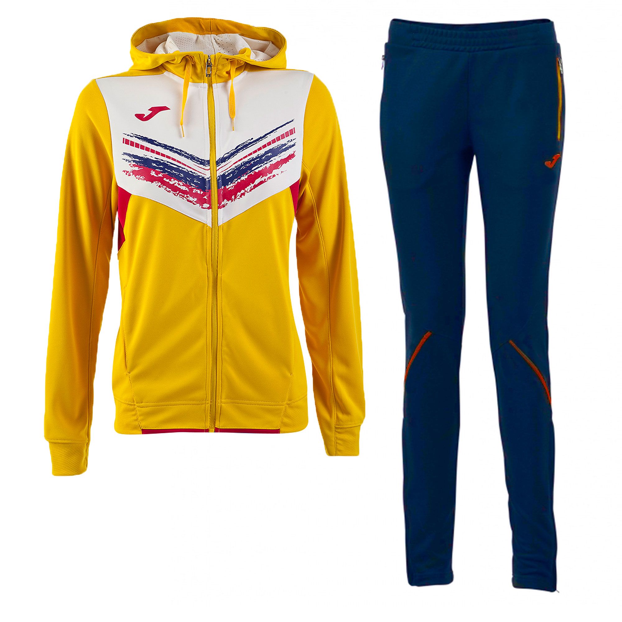 Chándal de Paseo Terra Mujer Amarillo Marino - Fútbol Factory
