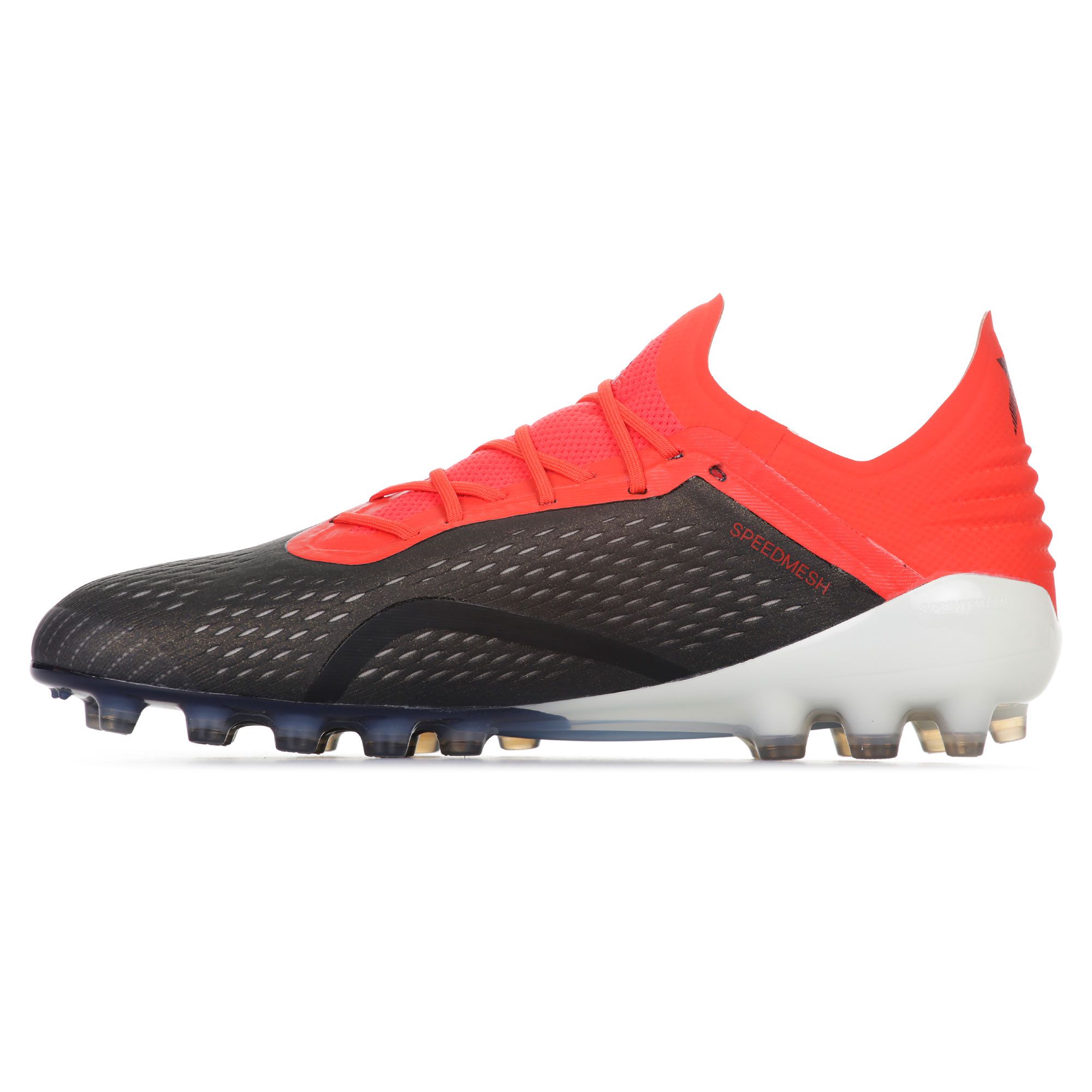 Botas de Fútbol X 18.1 AG Negro Rojo - Fútbol Factory