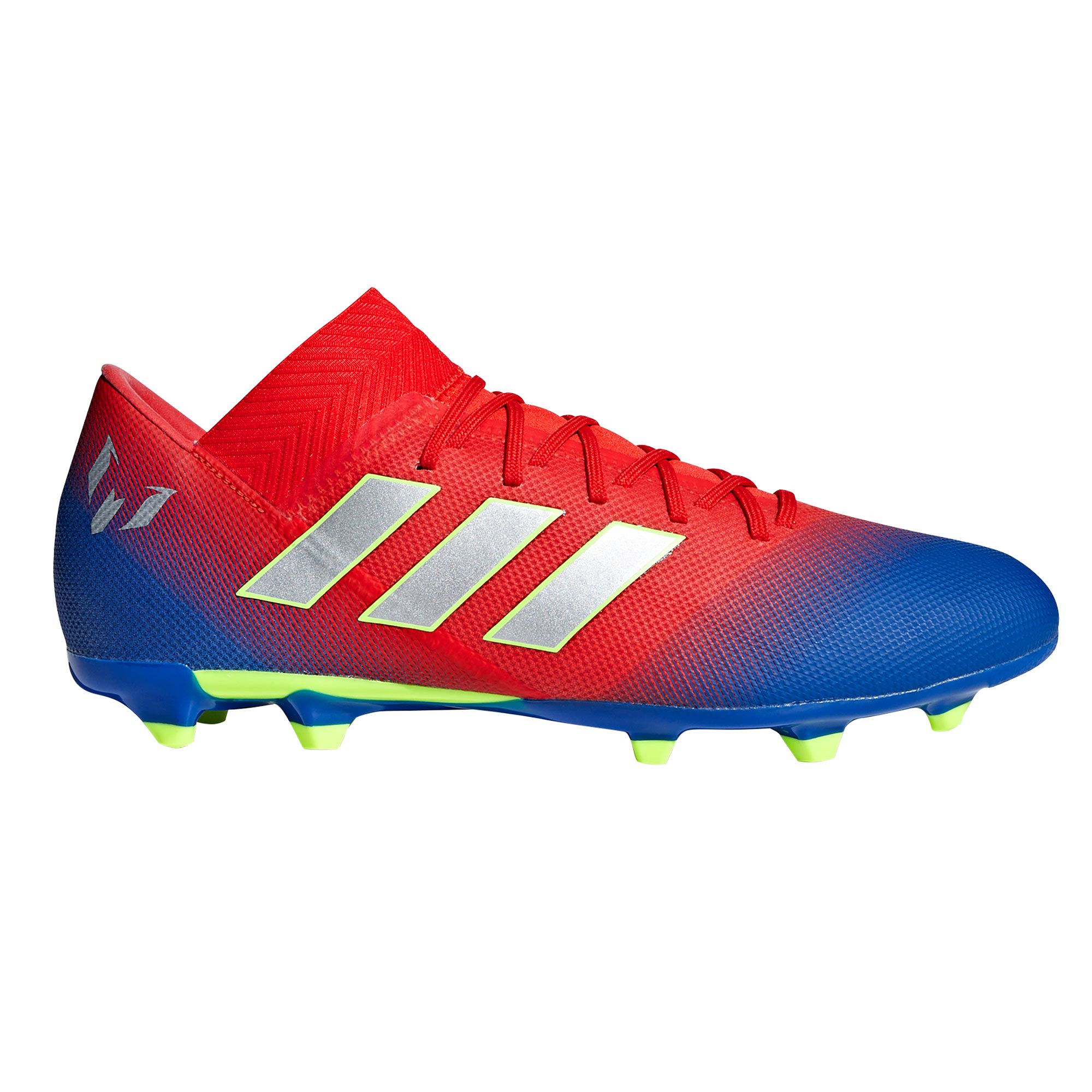 Botas de Fútbol Nemeziz Messi 18.3 FG  Rojo Azul - Fútbol Factory