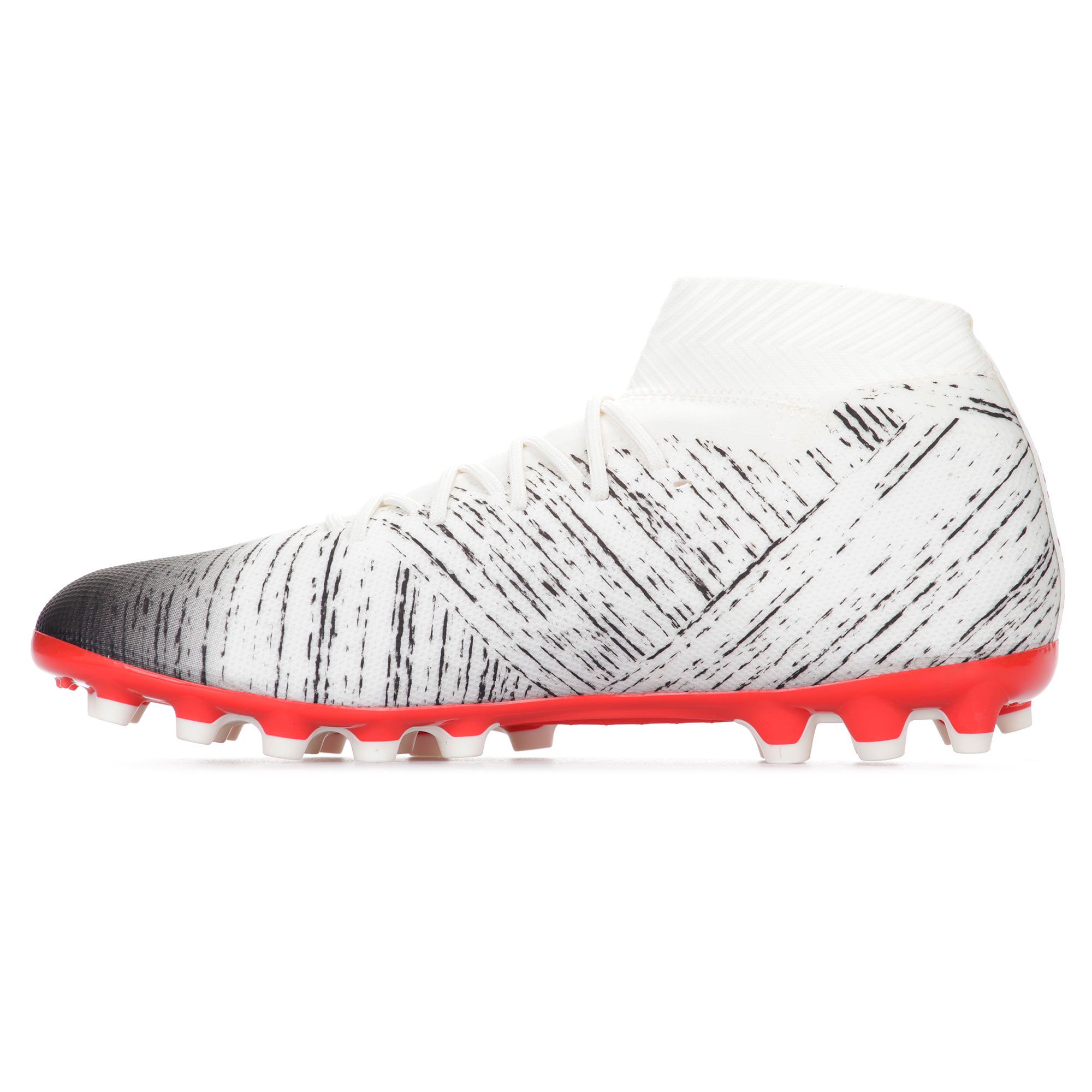 Botas de Fútbol Nemeziz 18.3 AG Blanco Negro - Fútbol Factory