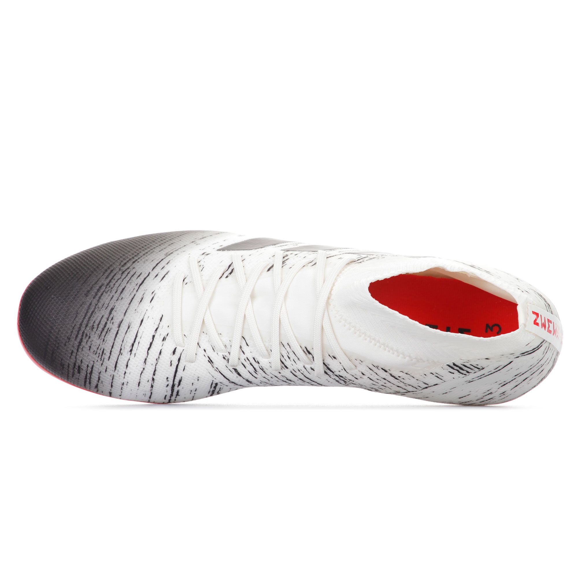 Botas de Fútbol Nemeziz 18.3 AG Blanco Negro - Fútbol Factory
