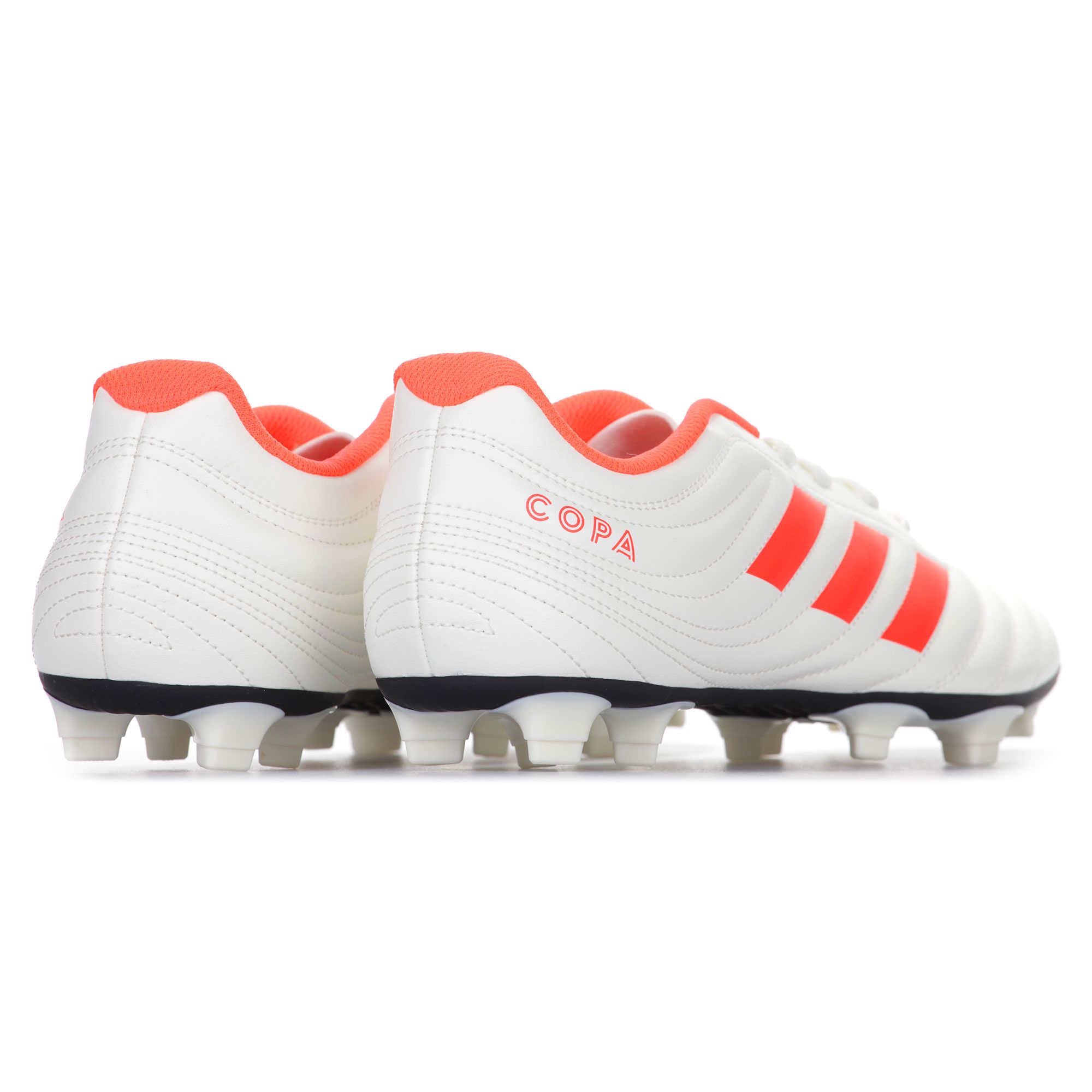 Botas de Fútbol Copa 19.4 FG Blanco Rojo - Fútbol Factory