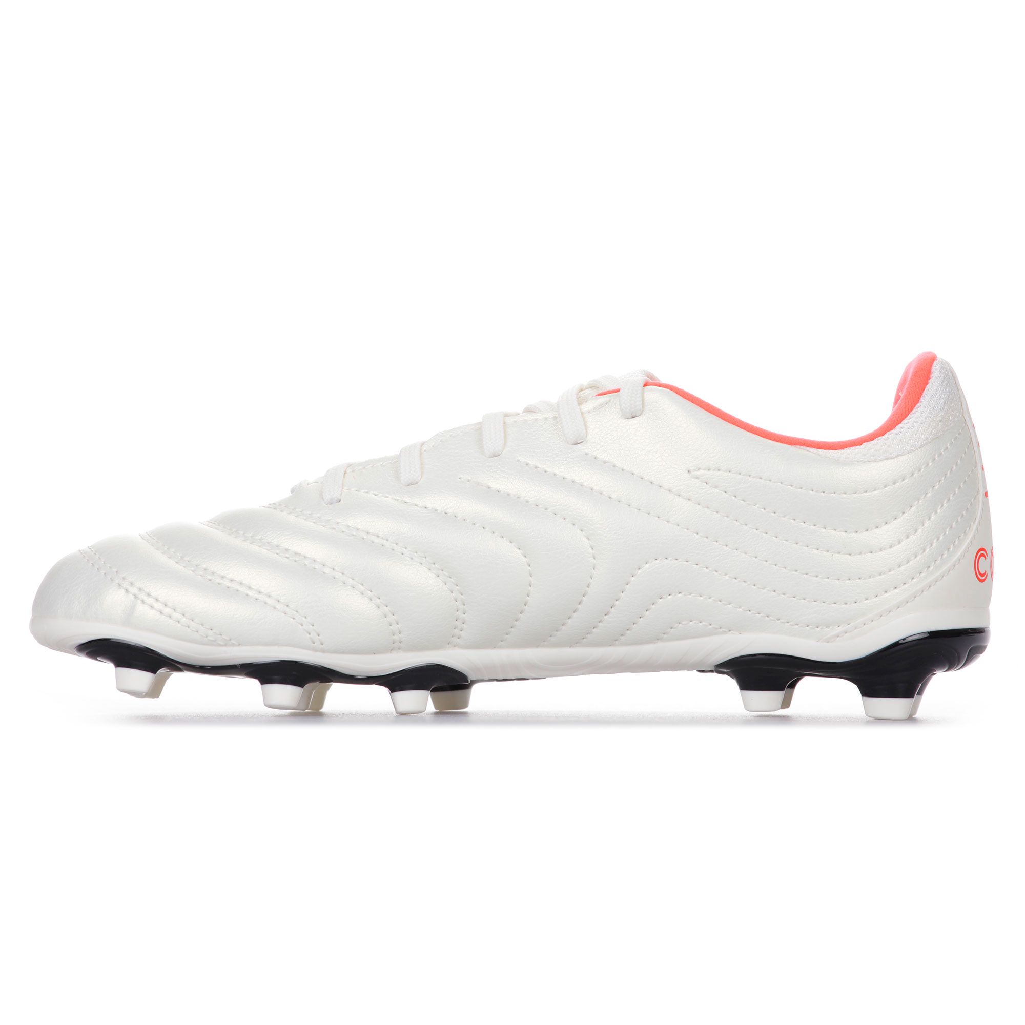 Botas de Fútbol Copa 19.3 FG Junior Blanco Rojo - Fútbol Factory