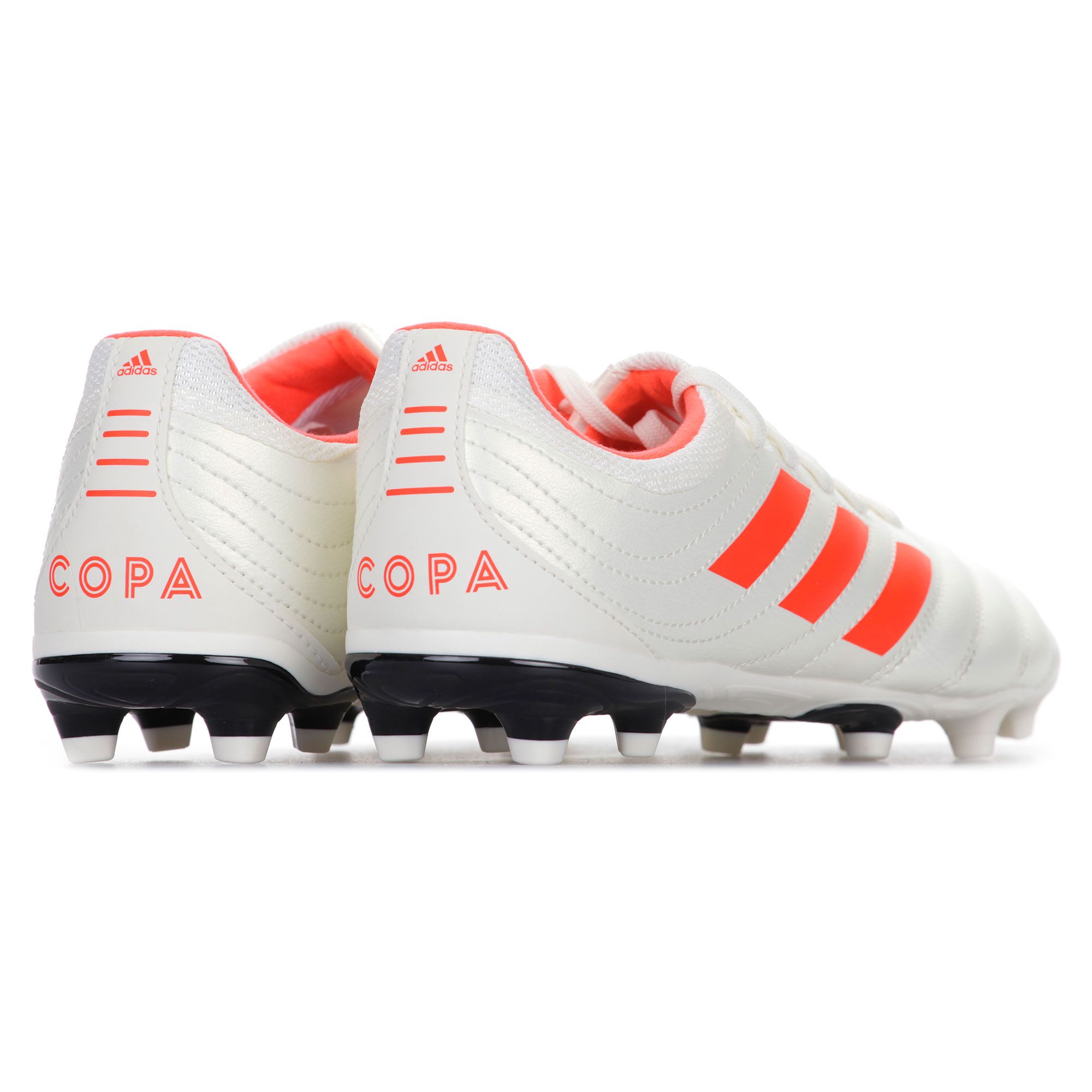 Botas de Fútbol Copa 19.3 FG Junior Blanco Rojo - Fútbol Factory