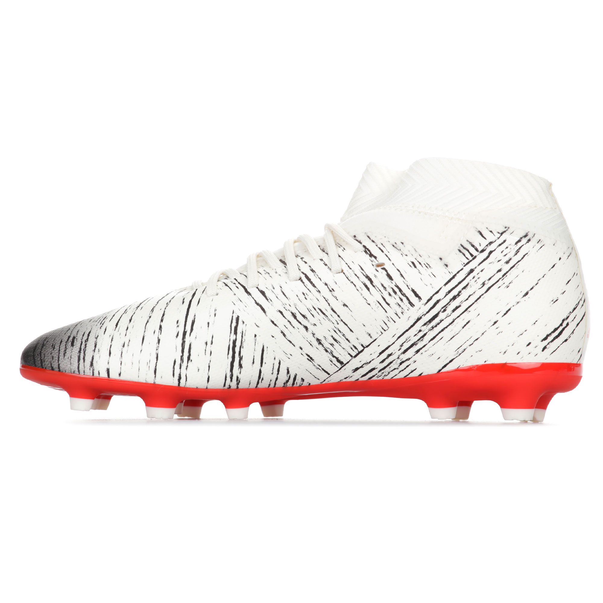 Botas de Fútbol Nemeziz 18.3 FG Junior Blanco Negro - Fútbol Factory