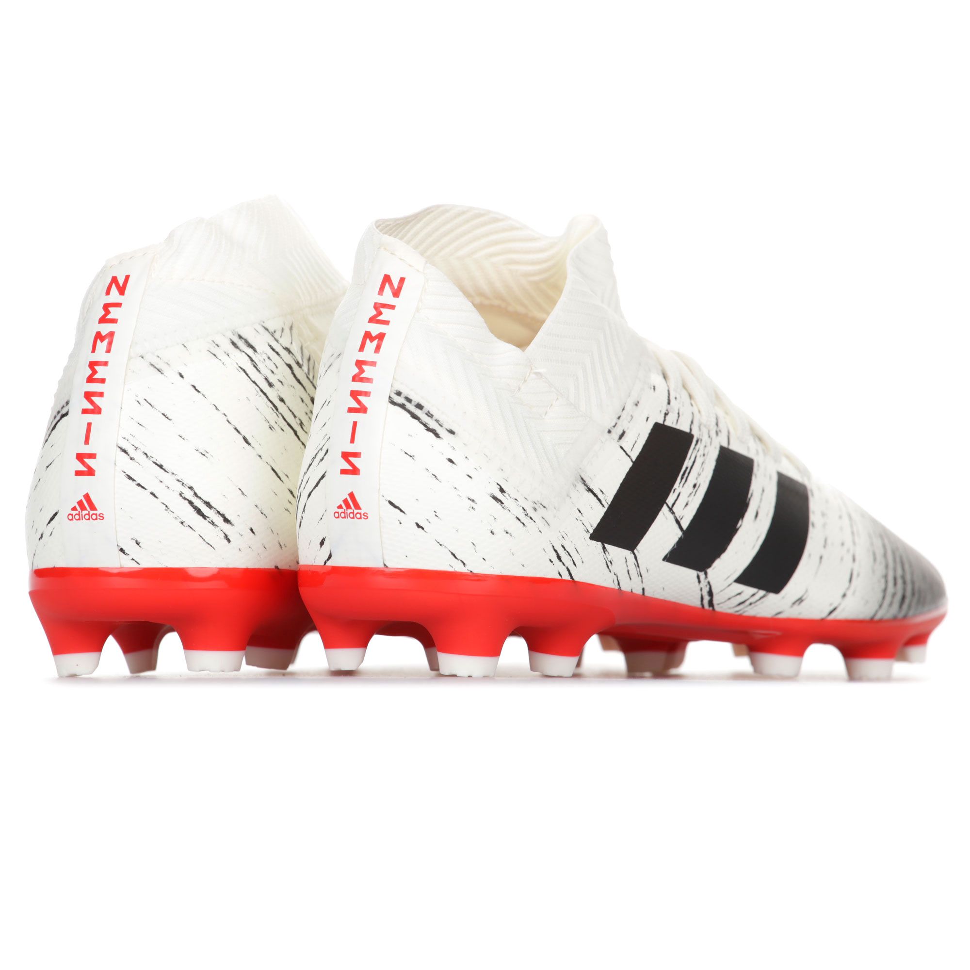 Botas de Fútbol Nemeziz 18.3 FG Junior Blanco Negro - Fútbol Factory