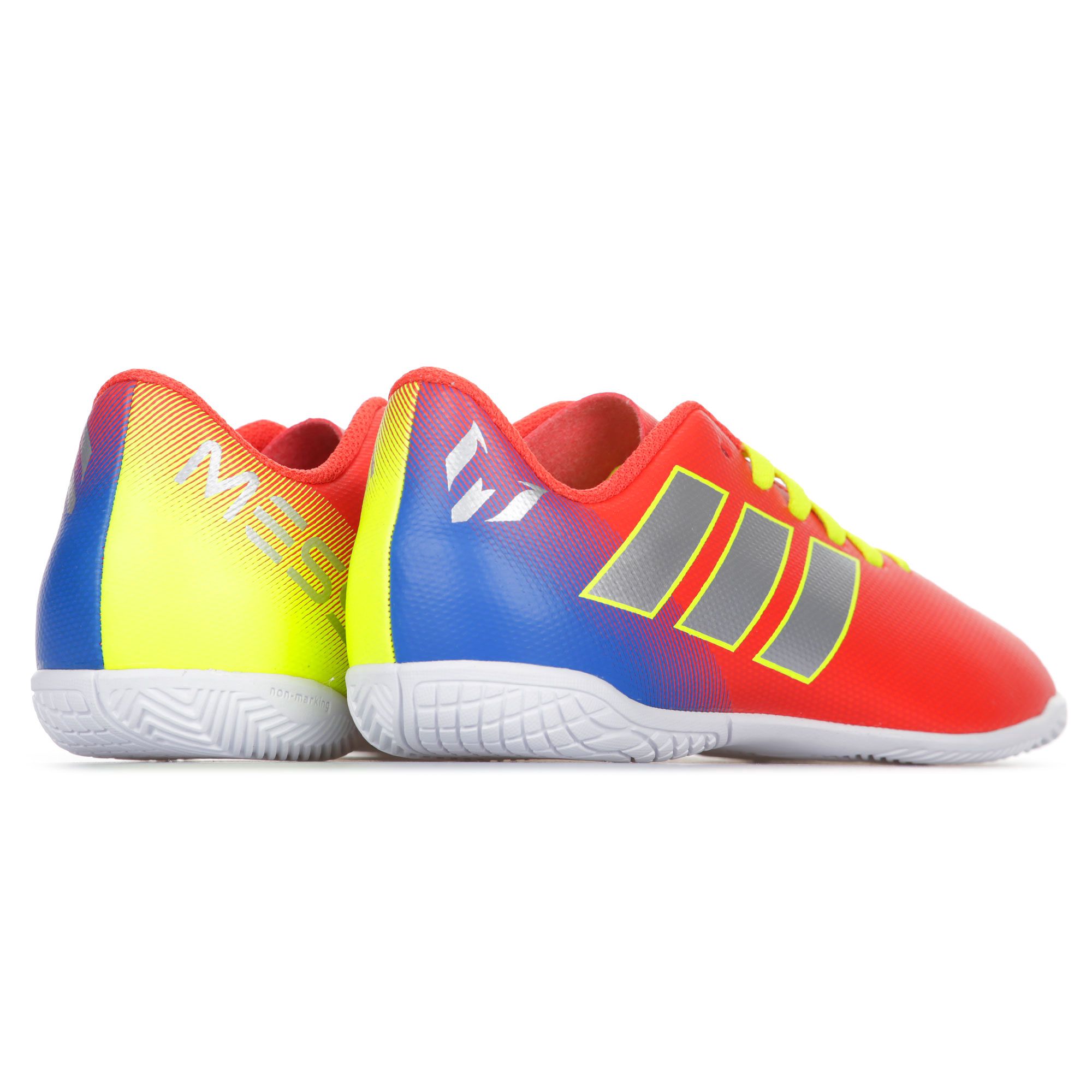 Zapatillas de Fútbol Sala Nemeziz Messi 18.4 IN Junior Rojo Azul - Fútbol Factory