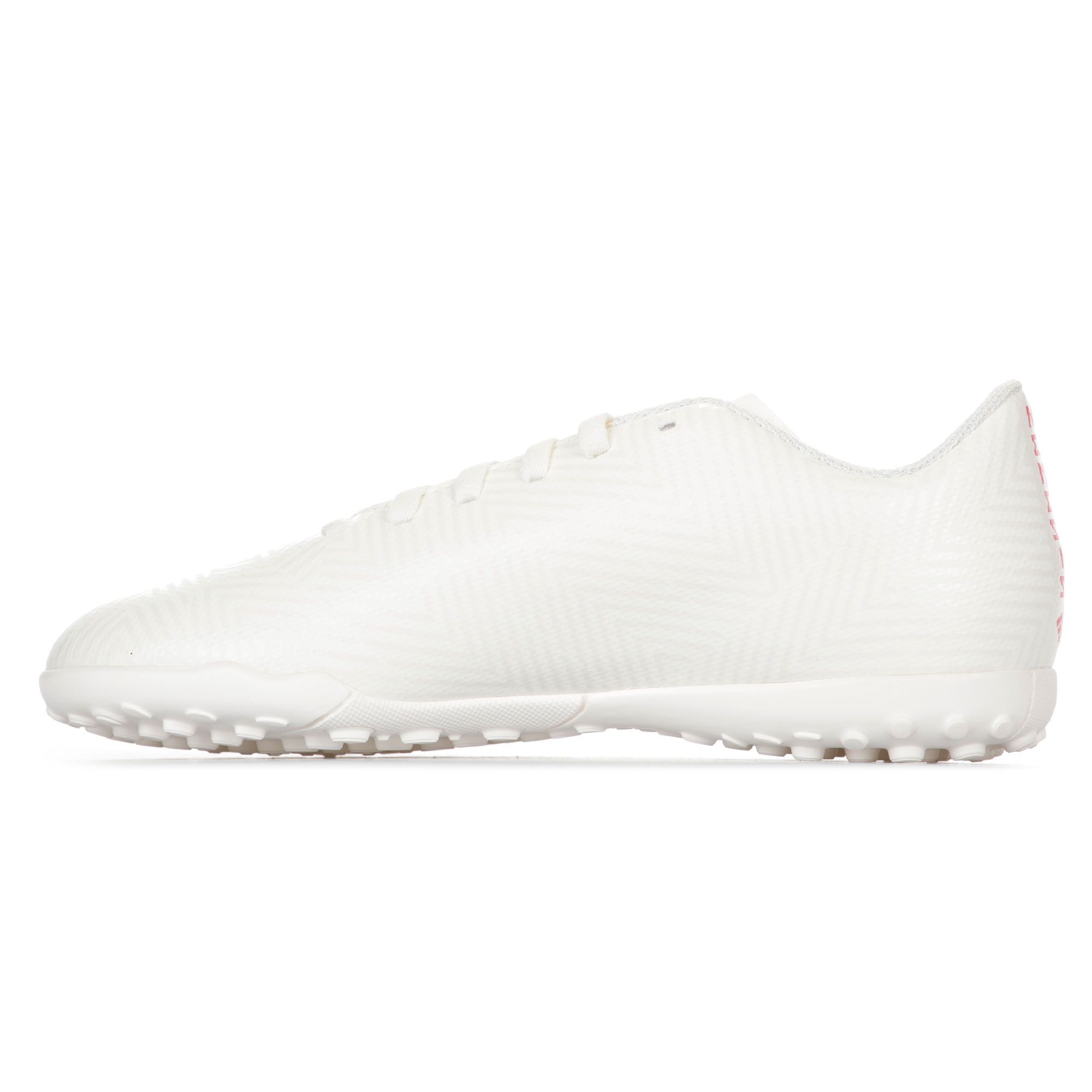 Botas de Fútbol Nemeziz 18.4 Multitaco Junior Blanco Rojo - Fútbol Factory
