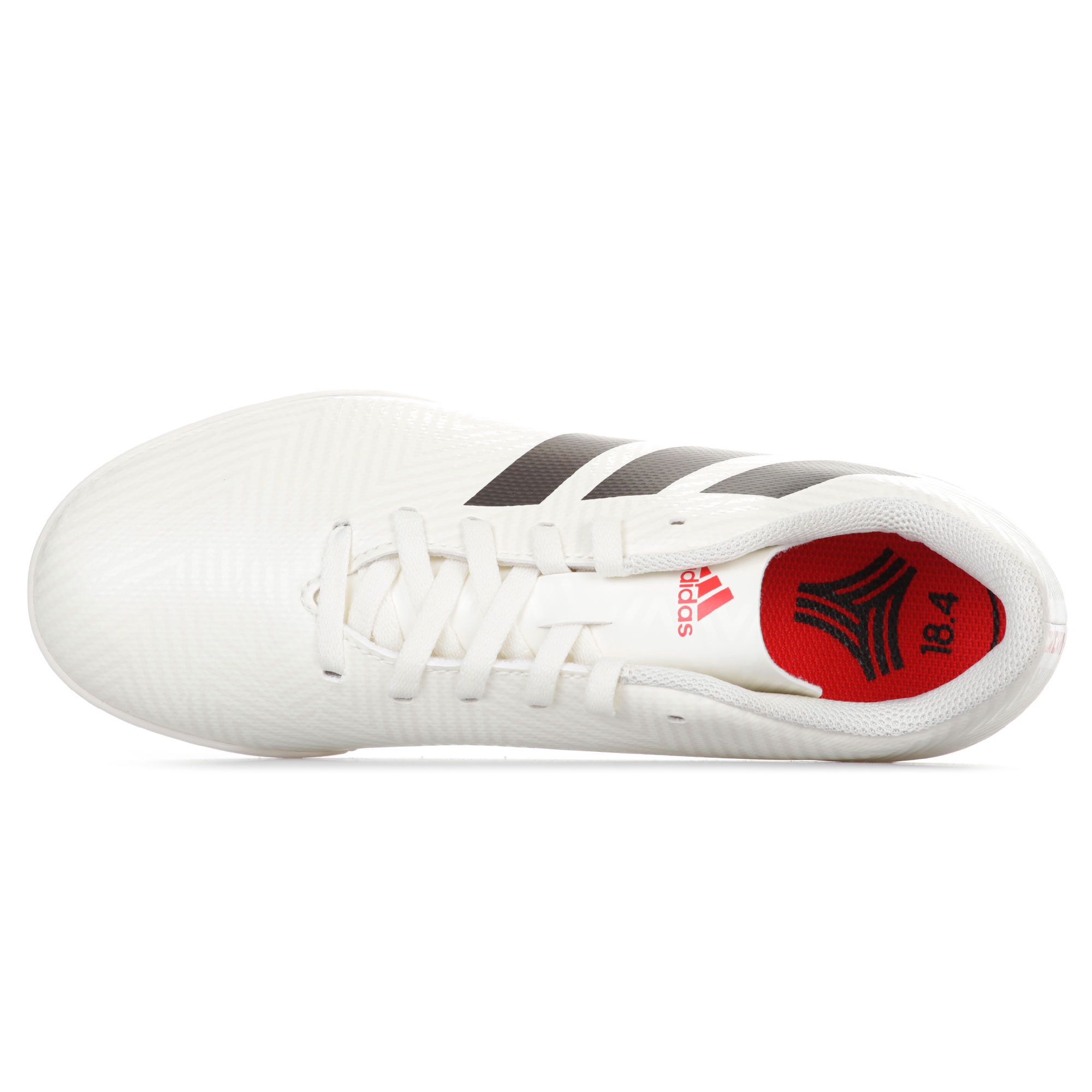 Botas de Fútbol Nemeziz 18.4 Multitaco Junior Blanco Rojo - Fútbol Factory