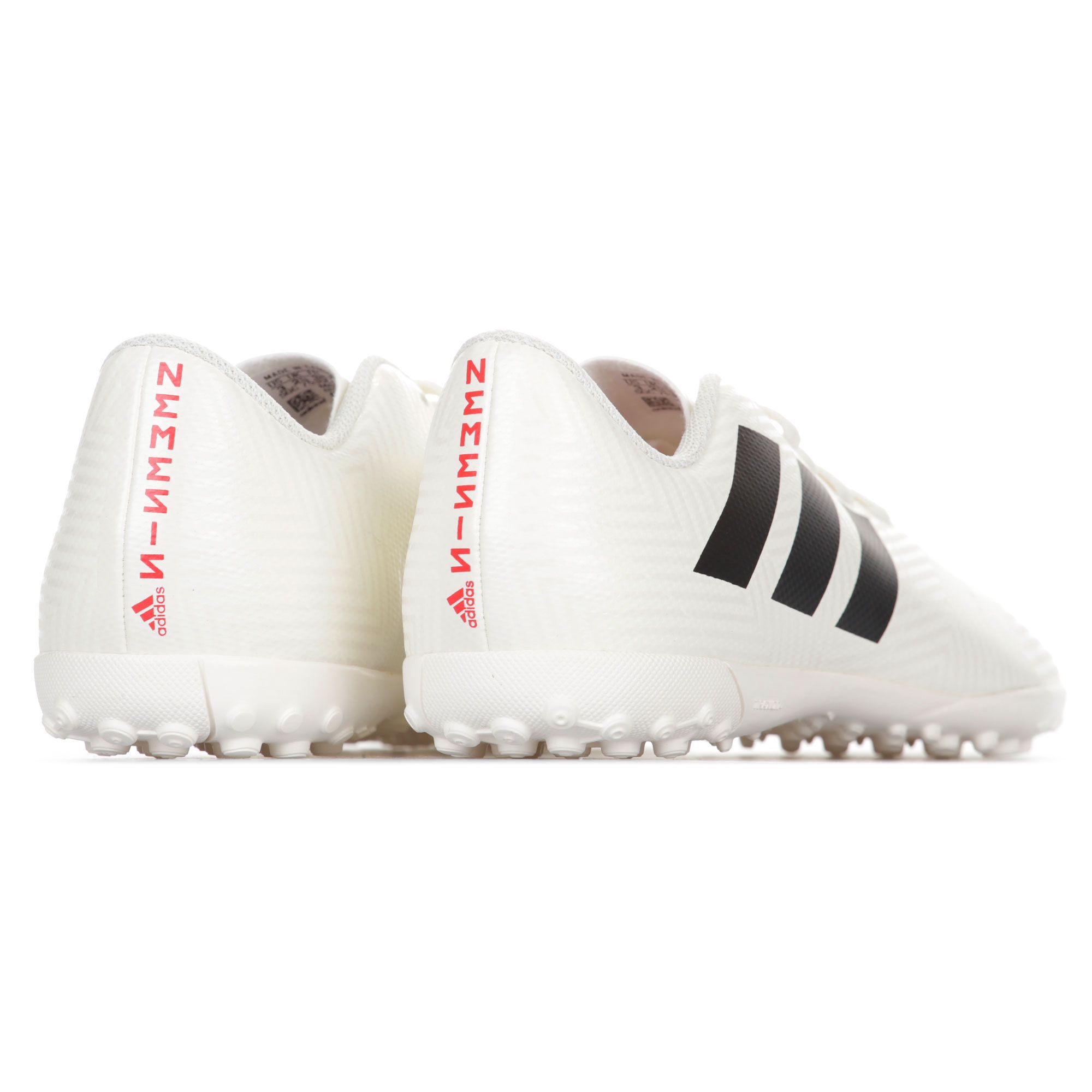 Botas de Fútbol Nemeziz 18.4 Multitaco Junior Blanco Rojo - Fútbol Factory