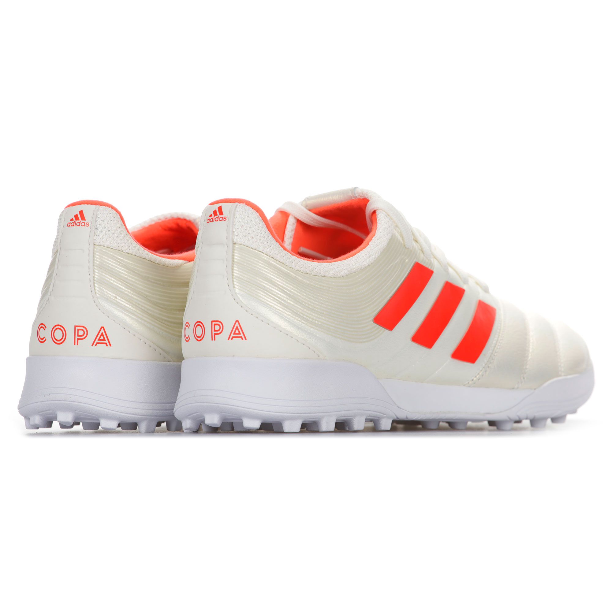 Botas de Fútbol Copa 19.3 Multitaco Blanco Rojo - Fútbol Factory