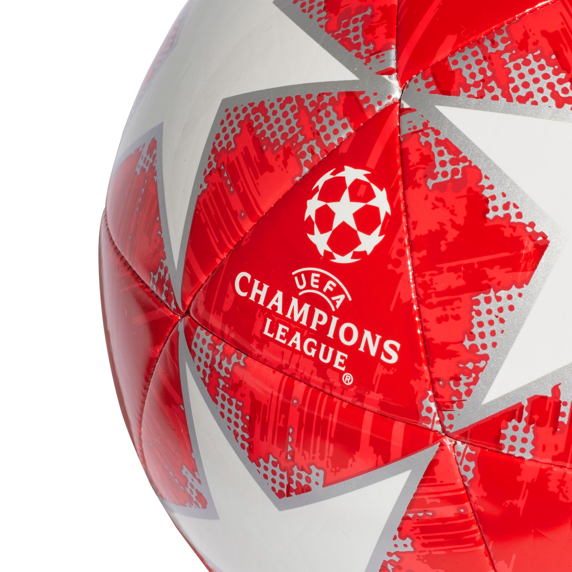 Balón de Fútbol 7 Finale 18 Capitano Real Madrid UCL 2018/2019 Blanco Rojo - Fútbol Factory