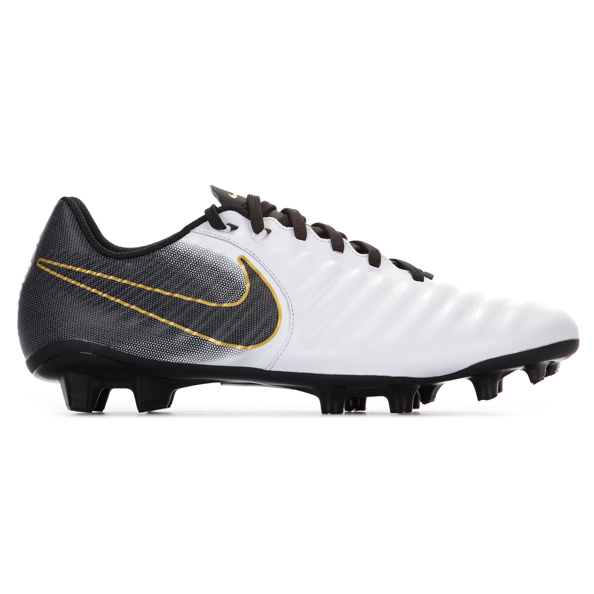 Botas de futbol Tiempo Legend VII Academy FG Blanco Dorado