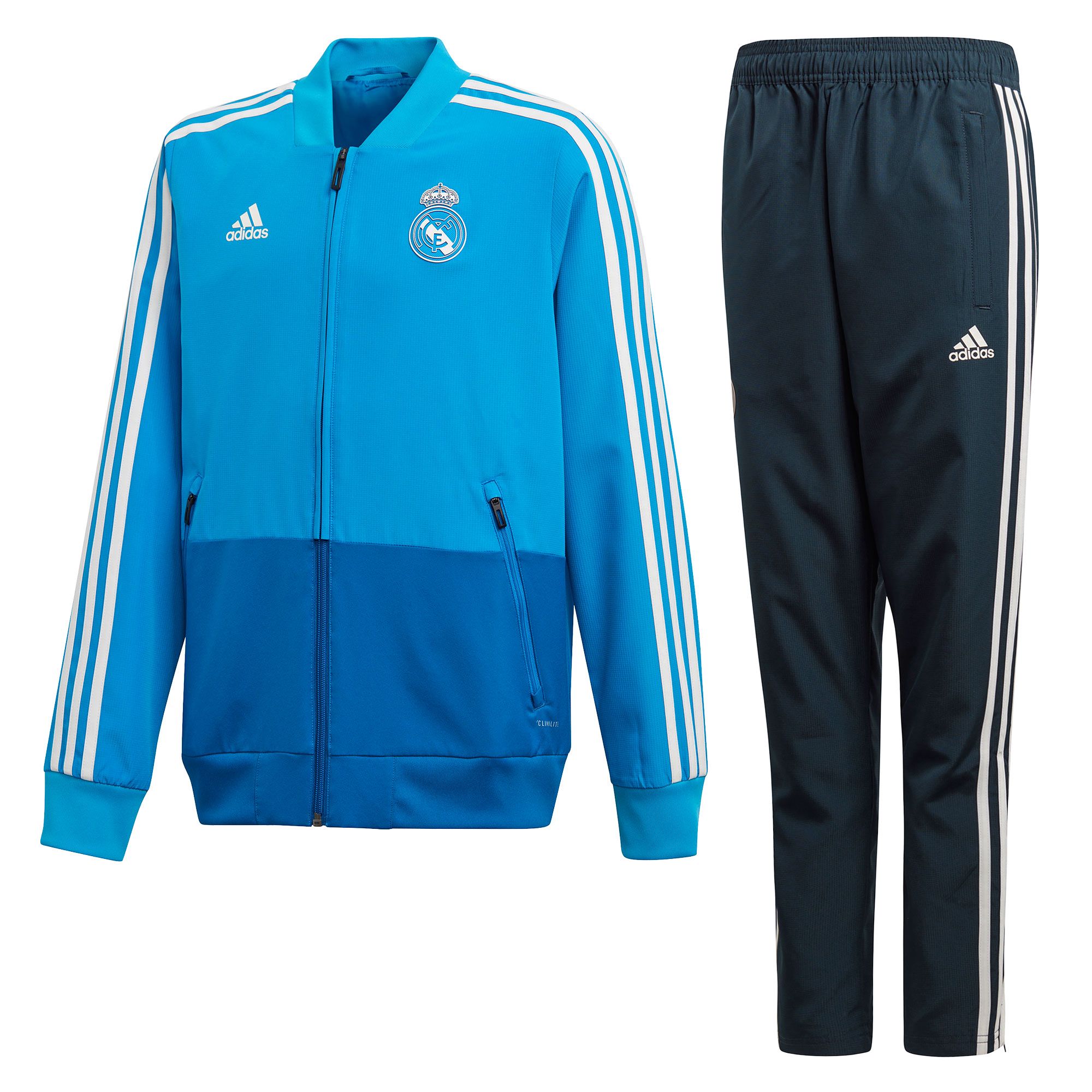 Chándal Paseo Real Madrid 2018/2019 Junior Azul - Fútbol Factory