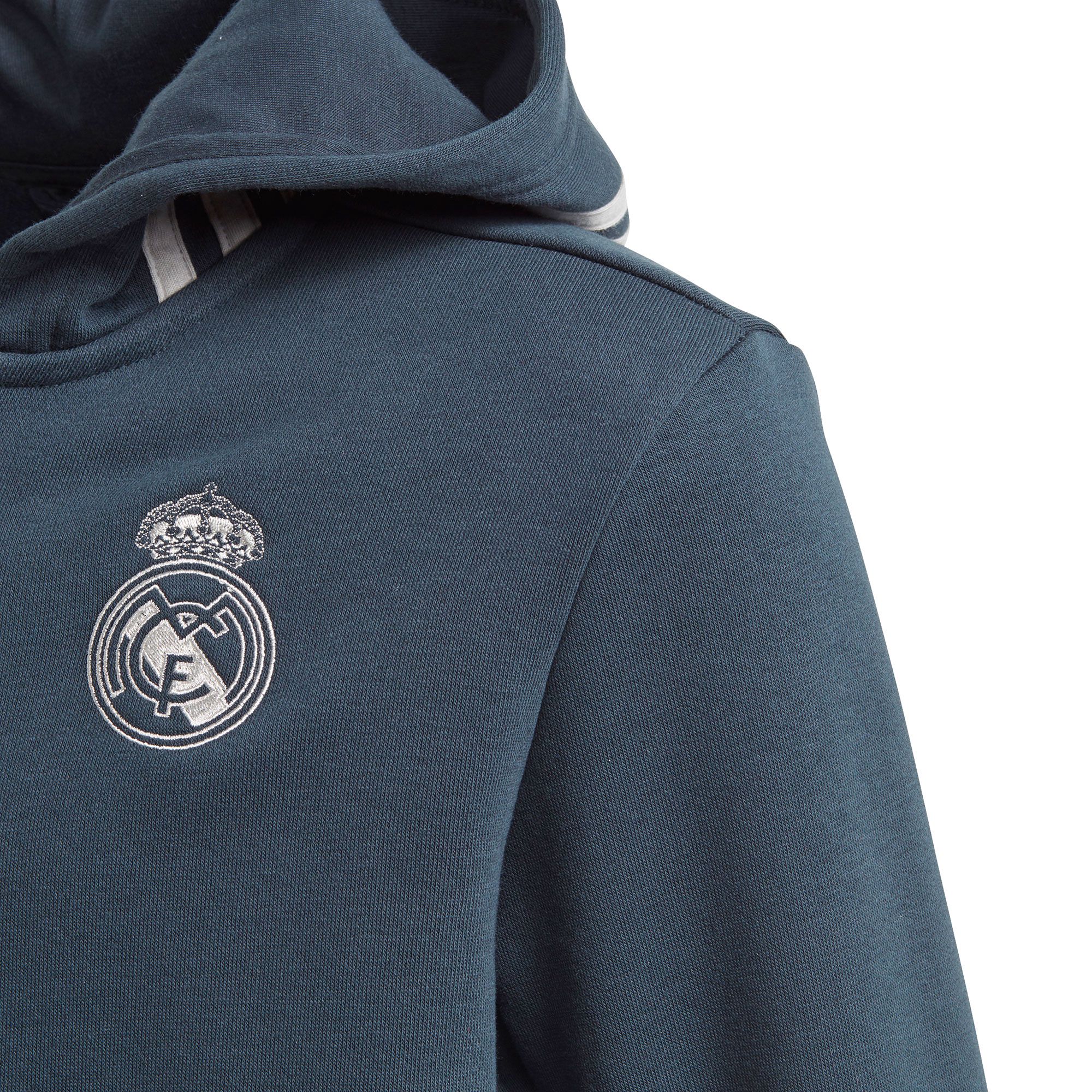 Chaqueta Capucha Real Madrid 2018/2019 Junior Gris - Fútbol Factory