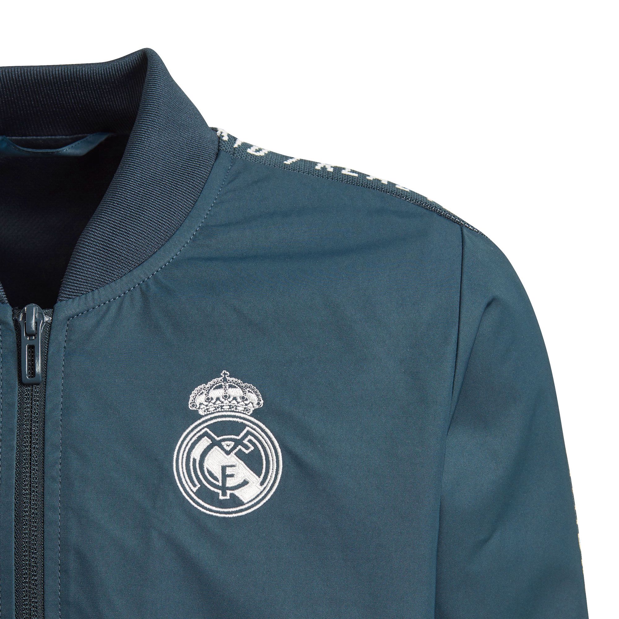 Chaqueta de Paseo Real Madrid 2018/2019 Junior Negro - Fútbol Factory
