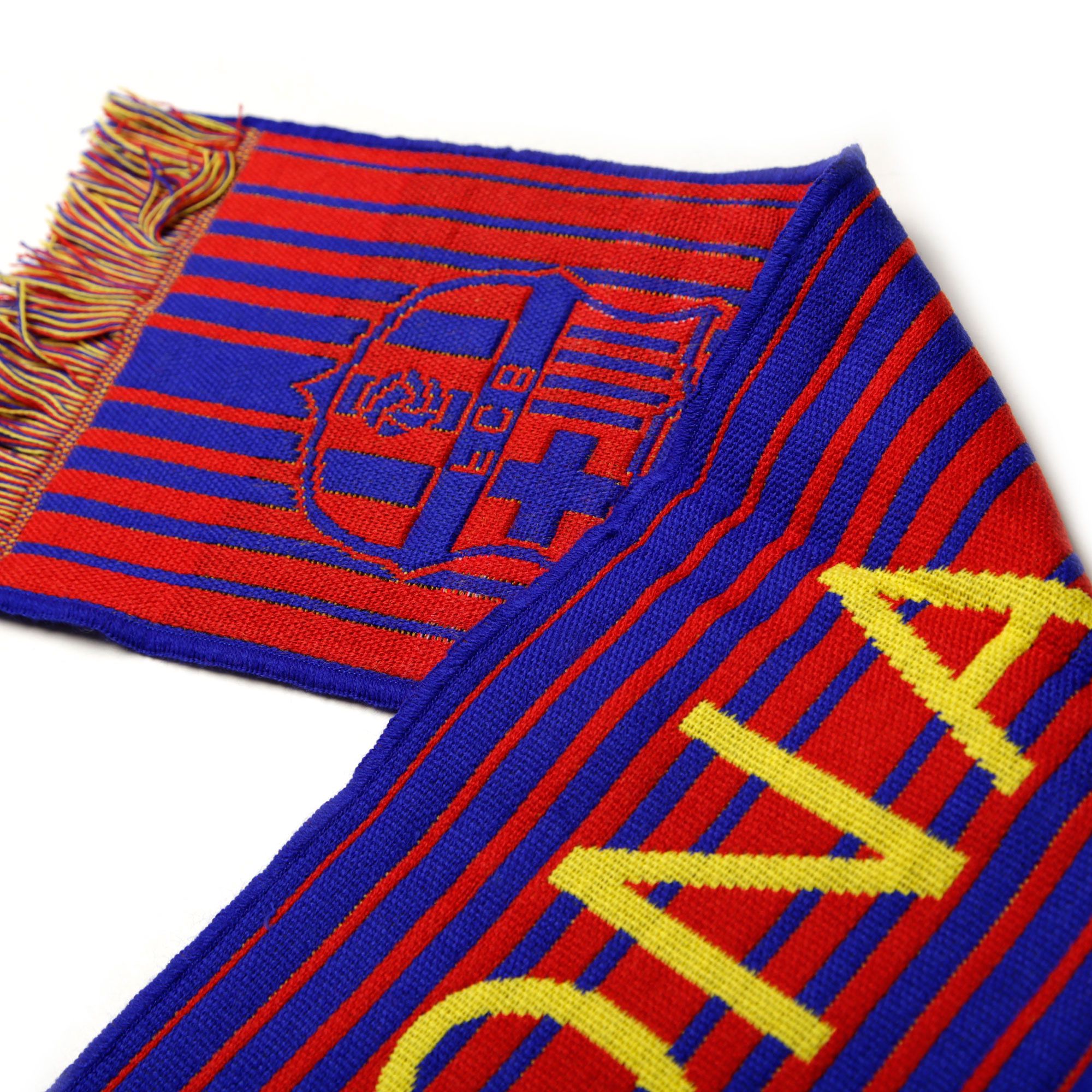 Bufanda Oficial FC Barcelona Azul Granate - Fútbol Factory