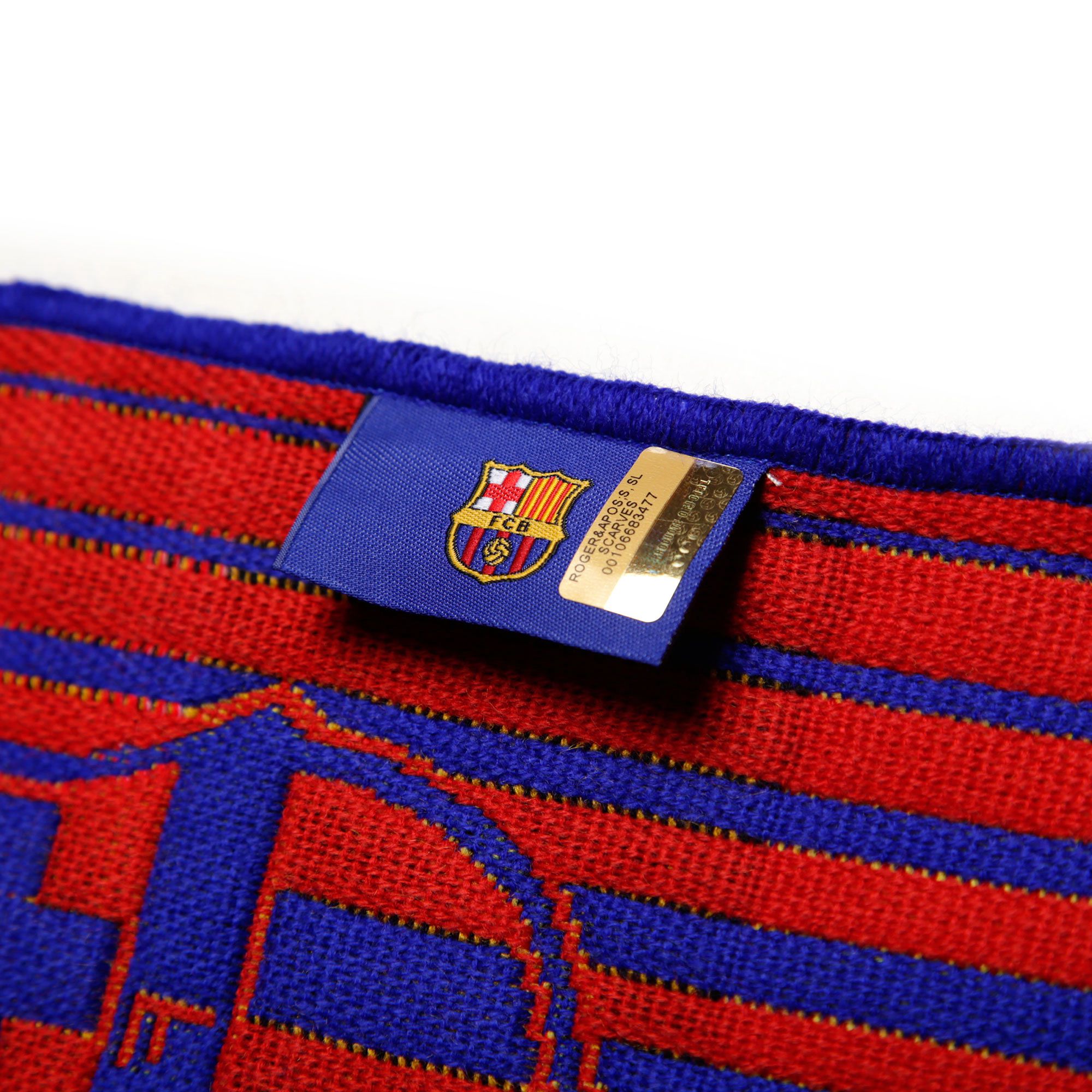 Bufanda Oficial FC Barcelona Azul Granate - Fútbol Factory