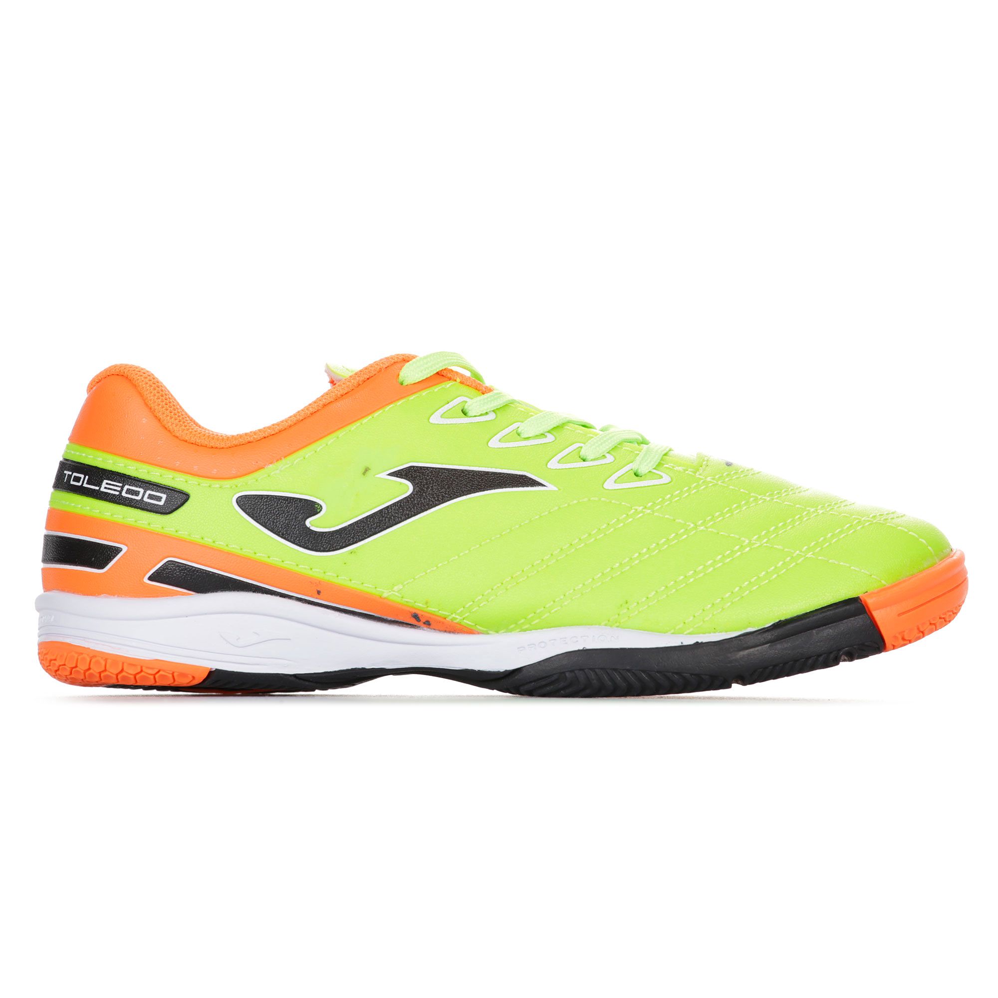Zapatillas de Fútbol Sala Toledo IN Junior Marino Fluor - Fútbol Factory
