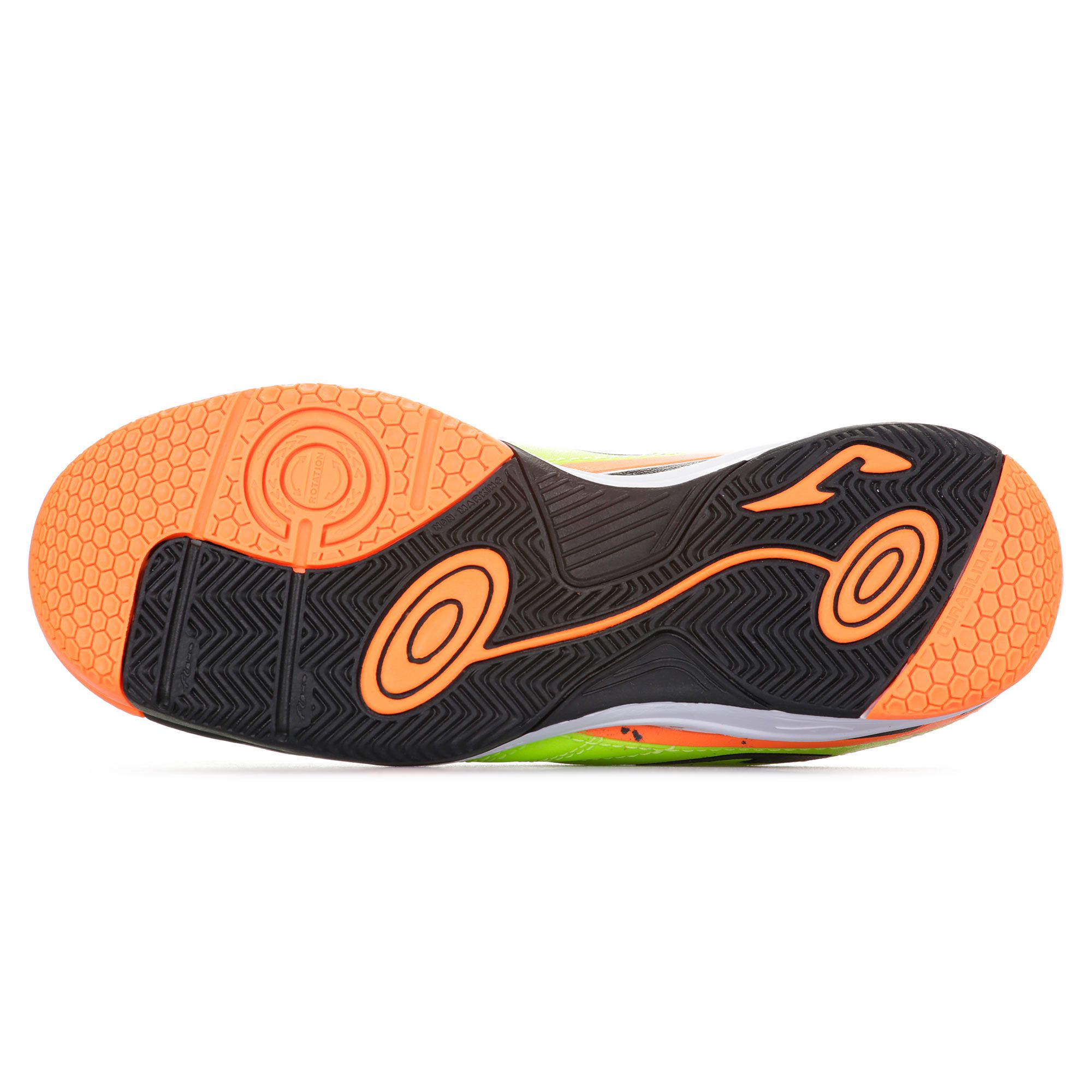 Zapatillas de Fútbol Sala Toledo IN Junior Marino Fluor - Fútbol Factory