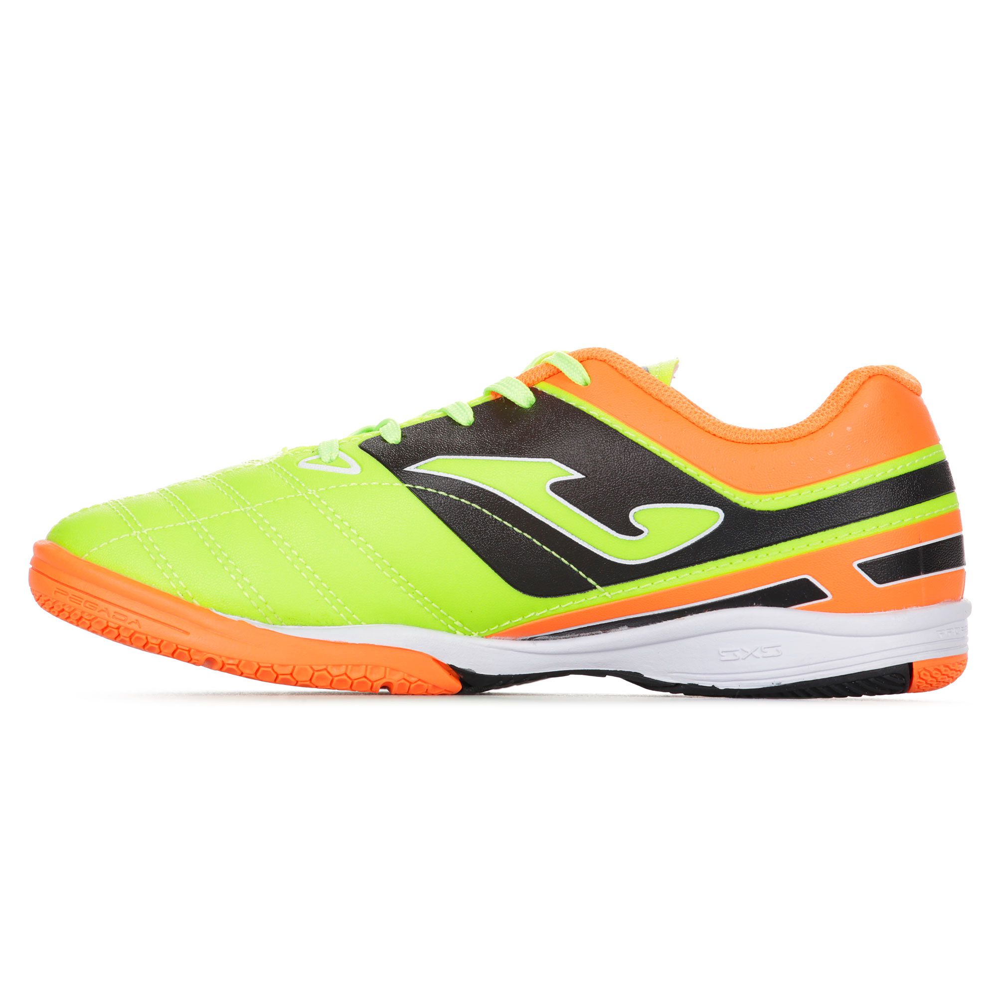 Zapatillas de Fútbol Sala Toledo IN Junior Marino Fluor - Fútbol Factory